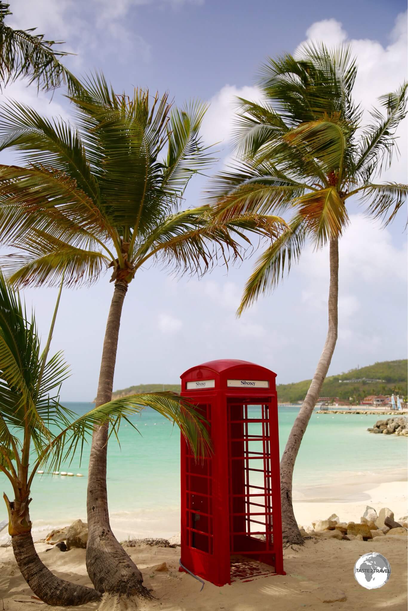 Telephone Booth, Dickenson Bay, Antigua.