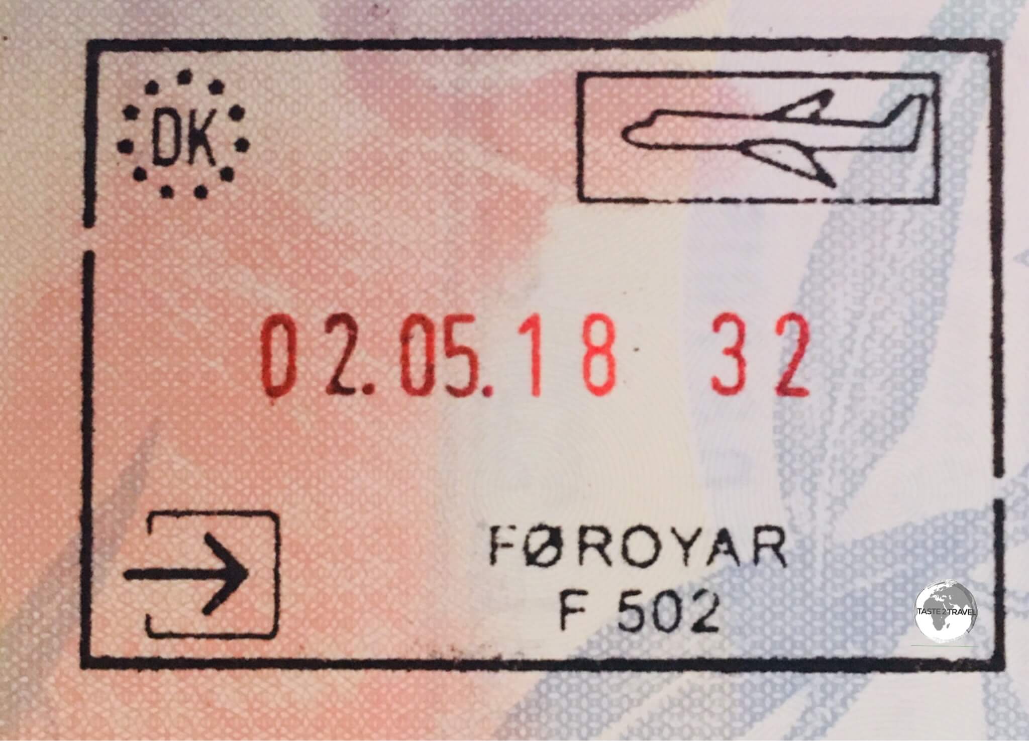 A Faroese passport stamp can be obtained from the police station at the airport.