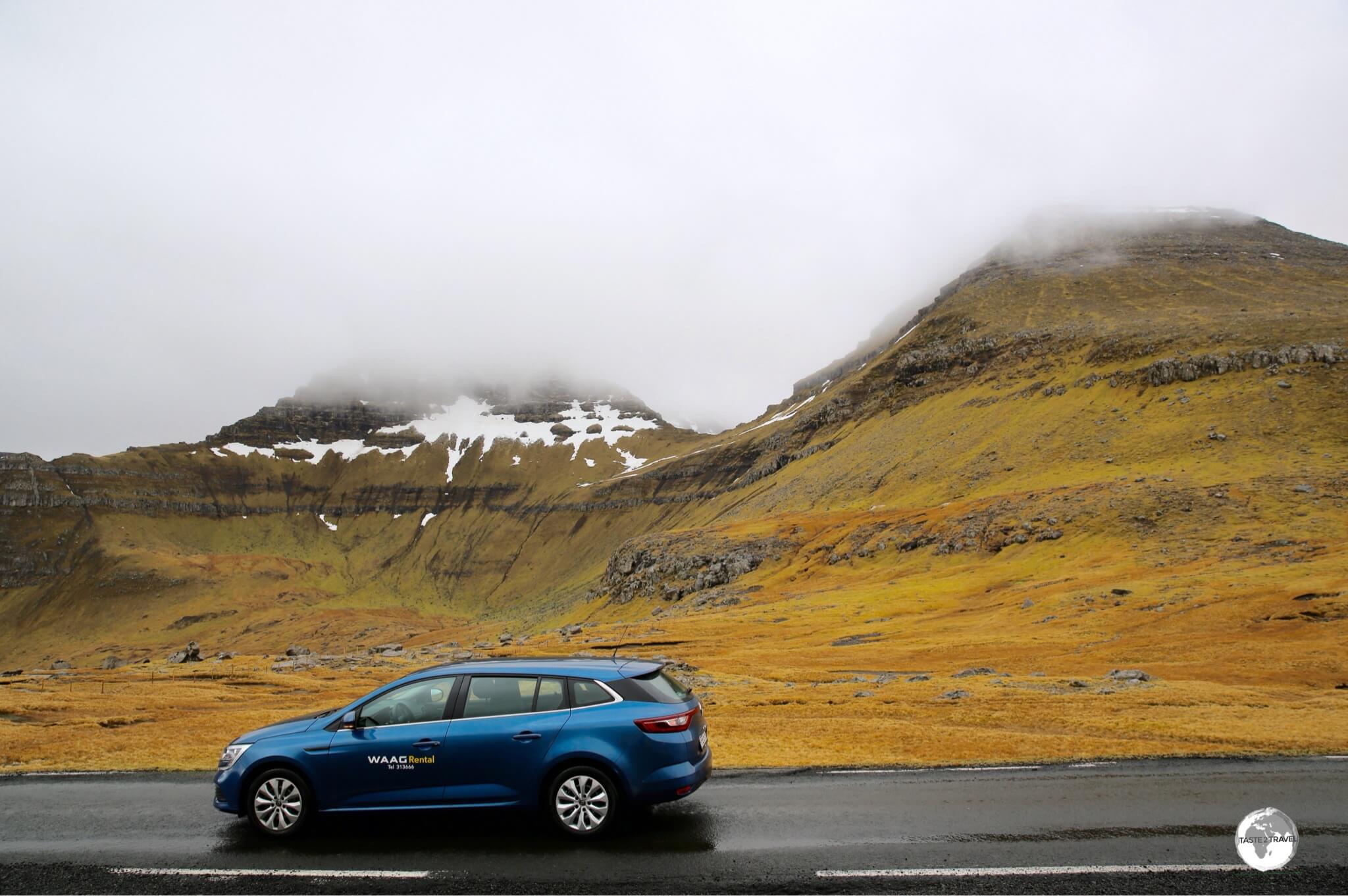 On the Buttercup route between Eiði and Funningur on Eysturoy Island.