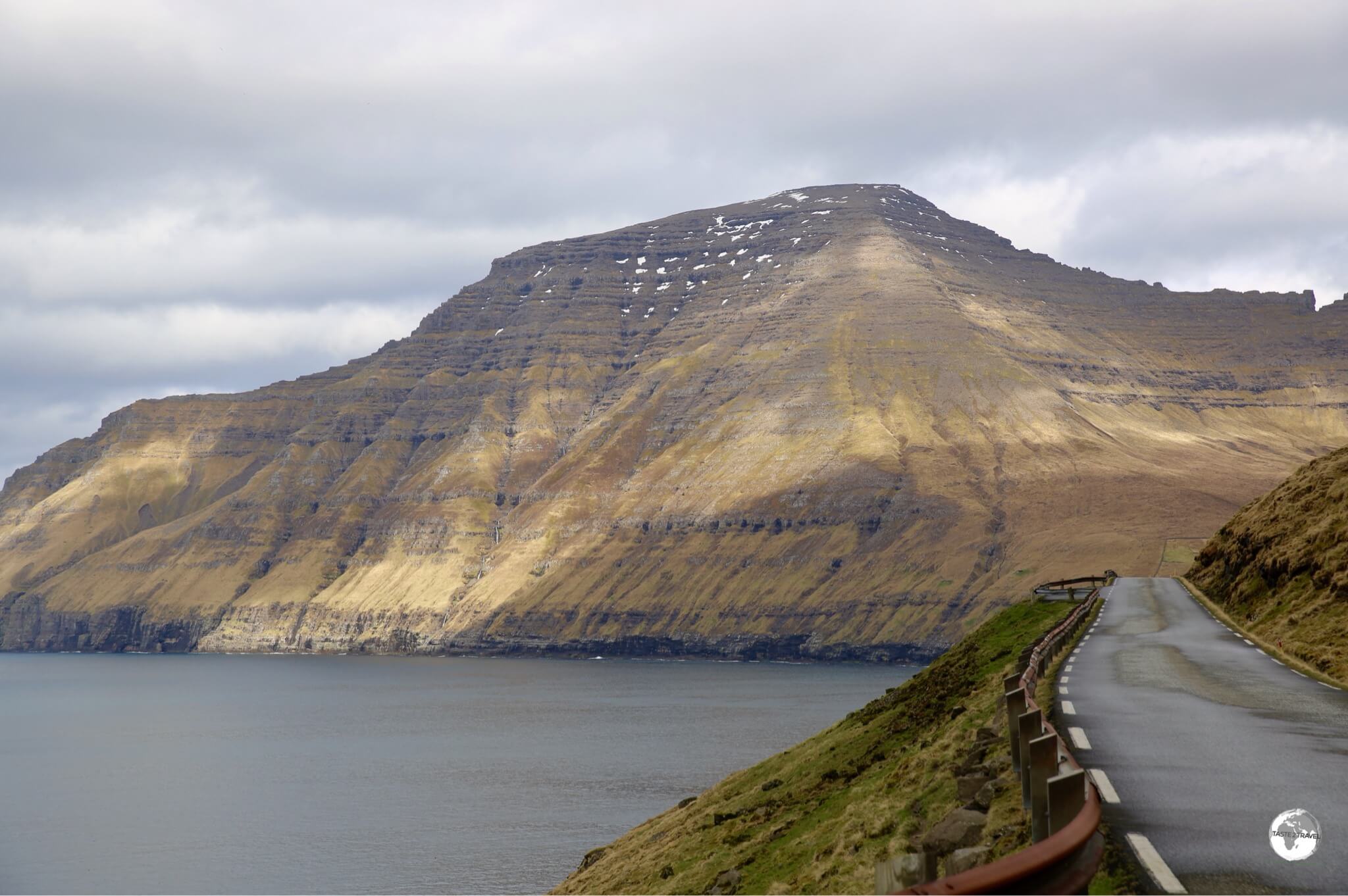 The circuitous, but narrow, road around Vidoy Island offers spectacular views.