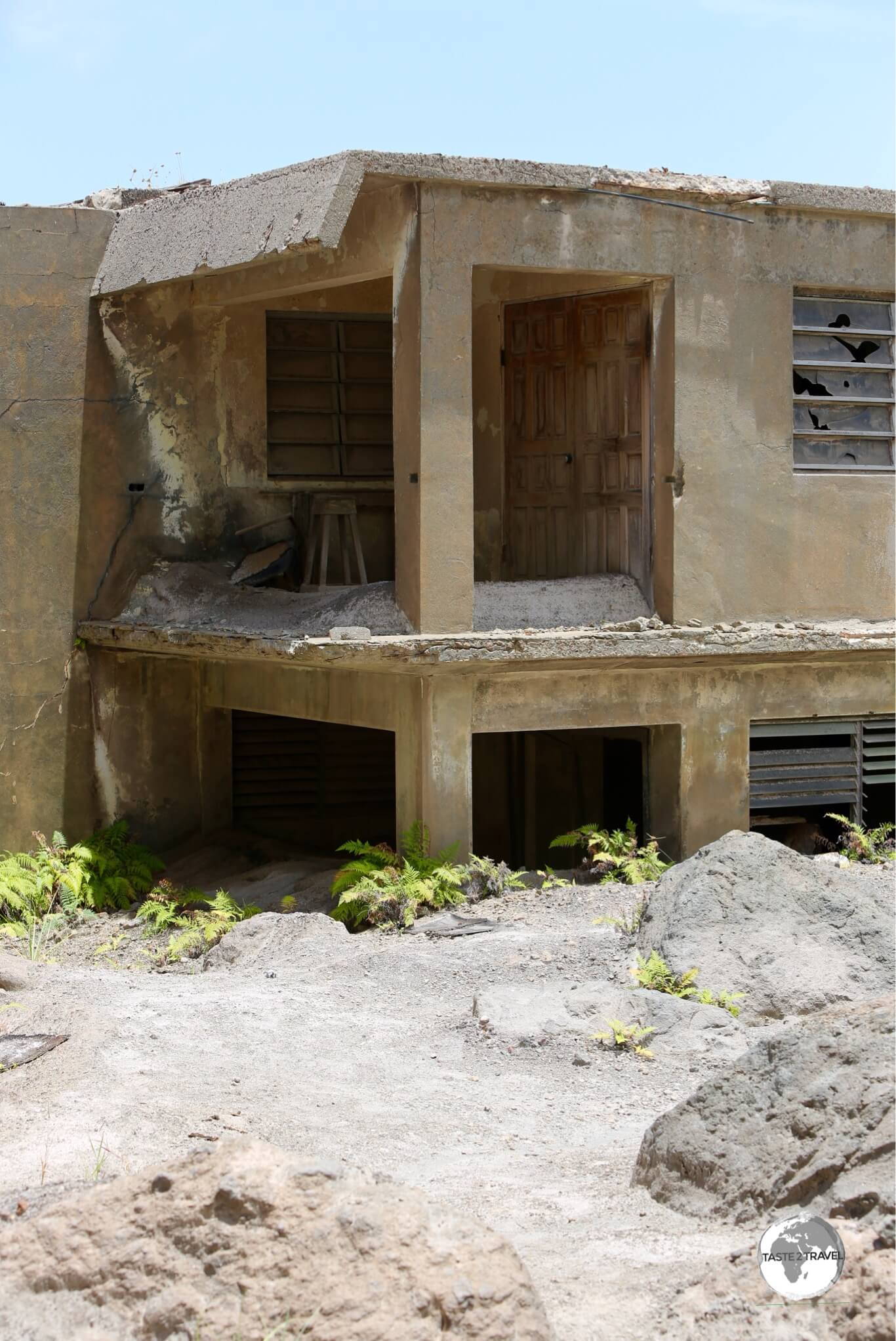 The ground floor of most buildings in Plymouth now lie below ground. 