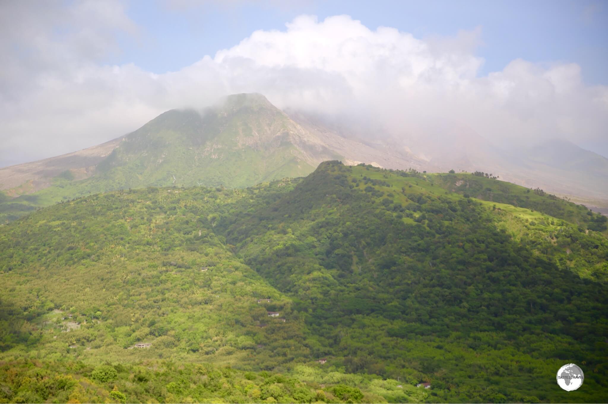 The Soufrière Hills Volcano is very shy and normally shrouded in cloud and, due to ongoing activity, access anywhere near it is strictly prohibited.