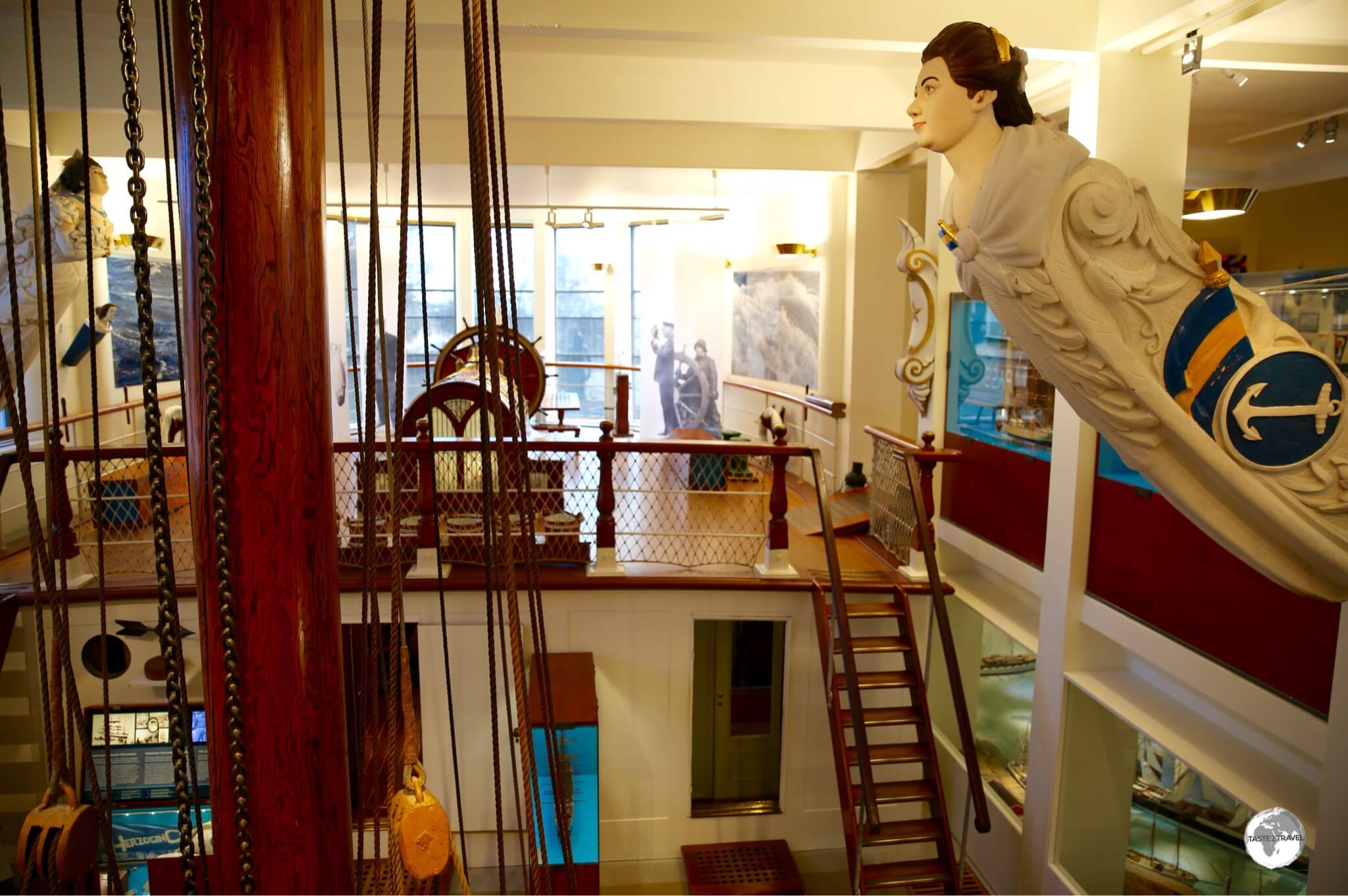 A display at the Åland Maritime museum in Mariehamn.