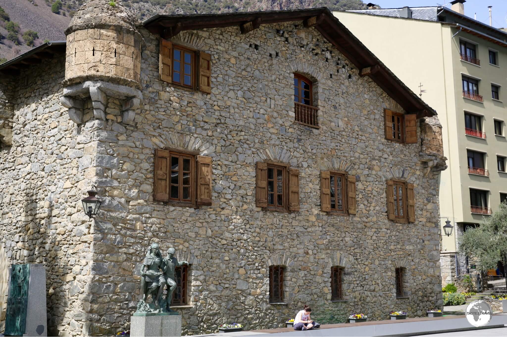 Originally built as a manor house, the 16th century "Casa de la Vall" previously housed the General Council (Parliament of Andorra).