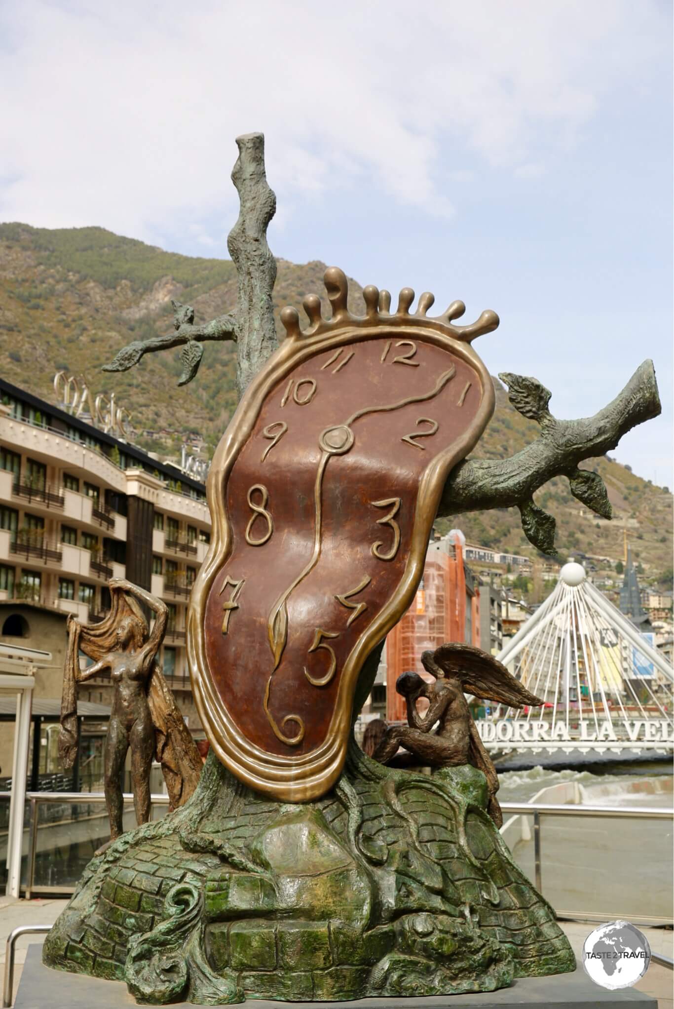 Andorra Travel Guide: "La Noblesse du Temps" by Salvador Dalí.