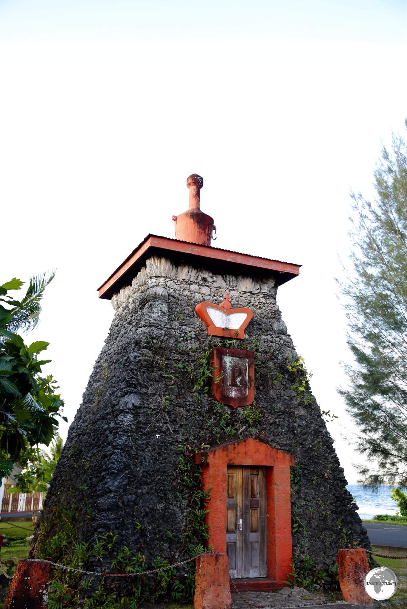 The Tomb of King Pōmare V on Tahiti.