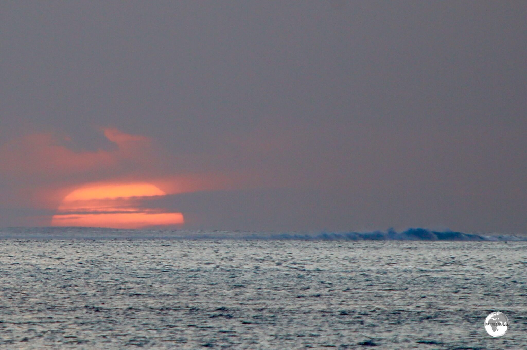 Sunset on Moorea.