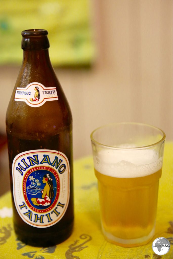 The local brew, Hinano Beer has a wonderfully, light, delicate favour.