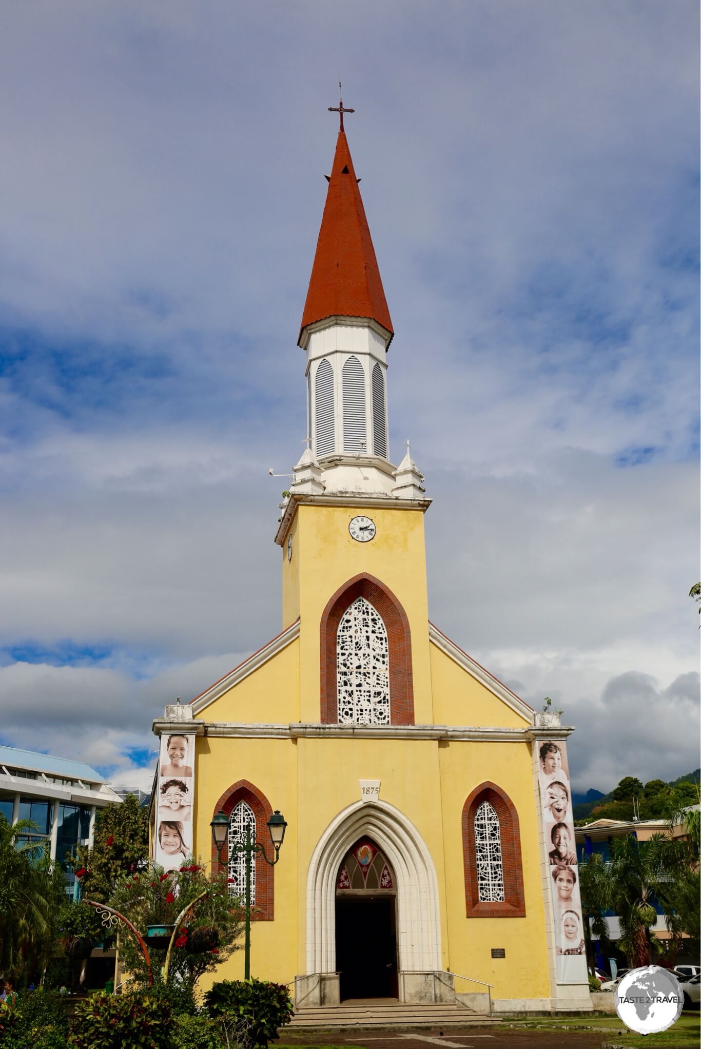 Papeete Catholic Cathedral.