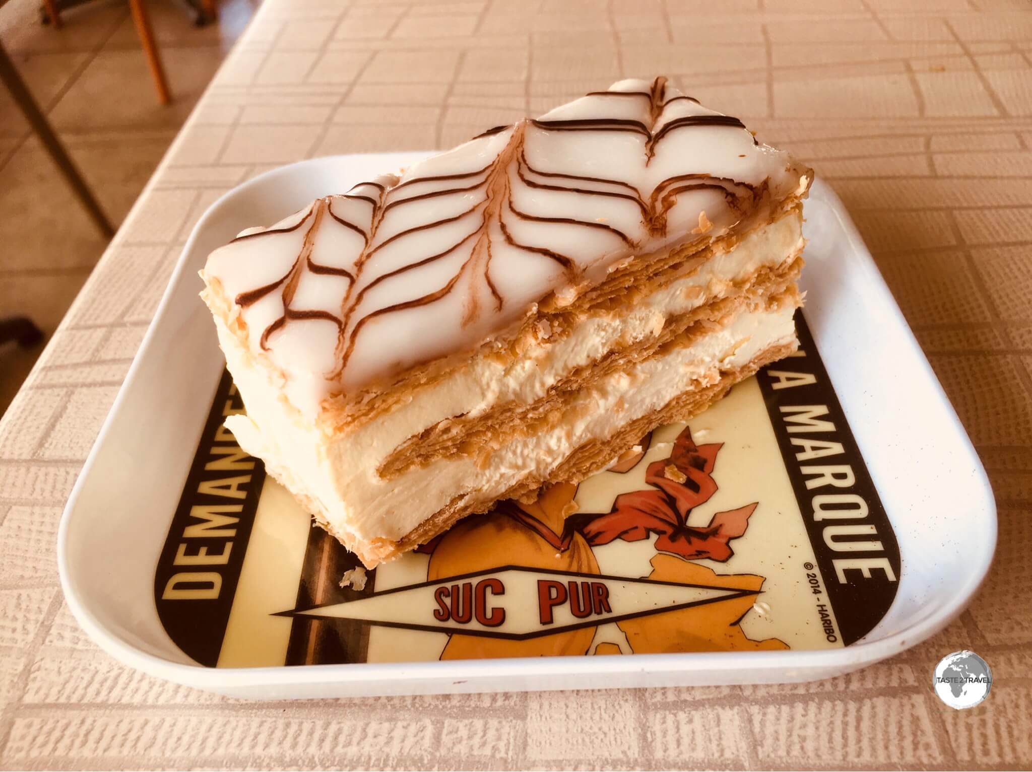 The best 'mille-feuille' on Moorea is served at Café Caraméline.