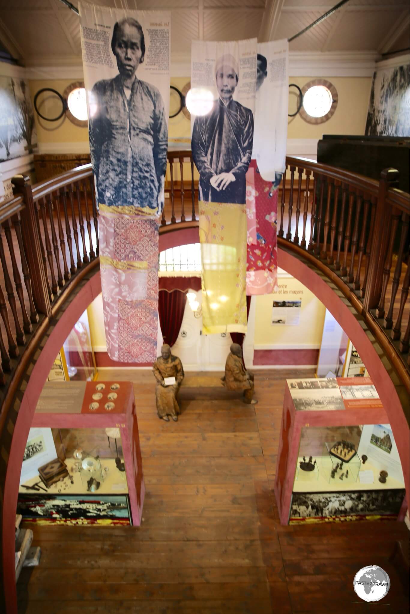 Displays at the Museum of the City of Noumea.