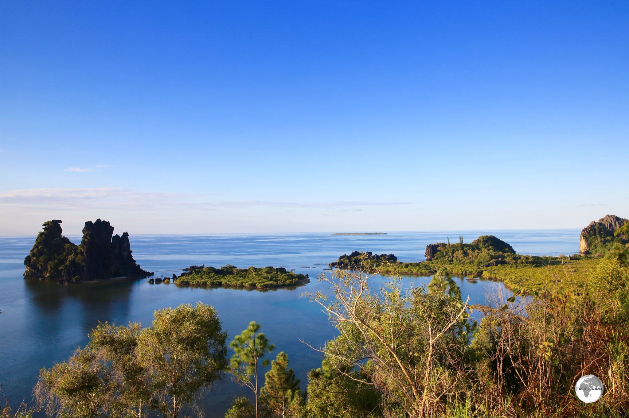 Hienghène is famous for its various funky limestone-rock formations.