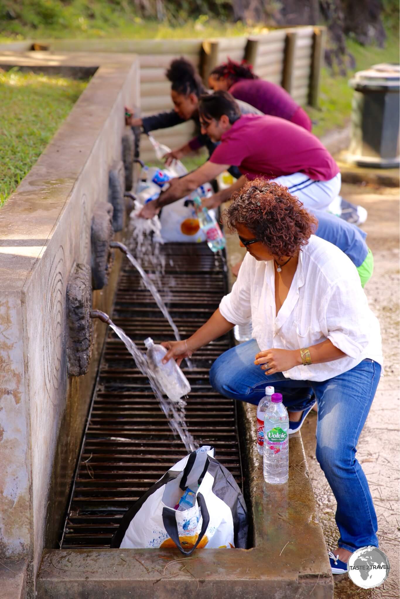 Free mineral water is available from the source at Mont Dore.