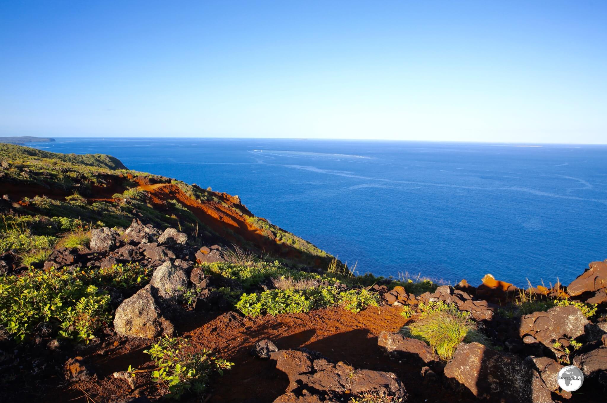 View of the south coast of La Grand Terre from Cap N'Dua.