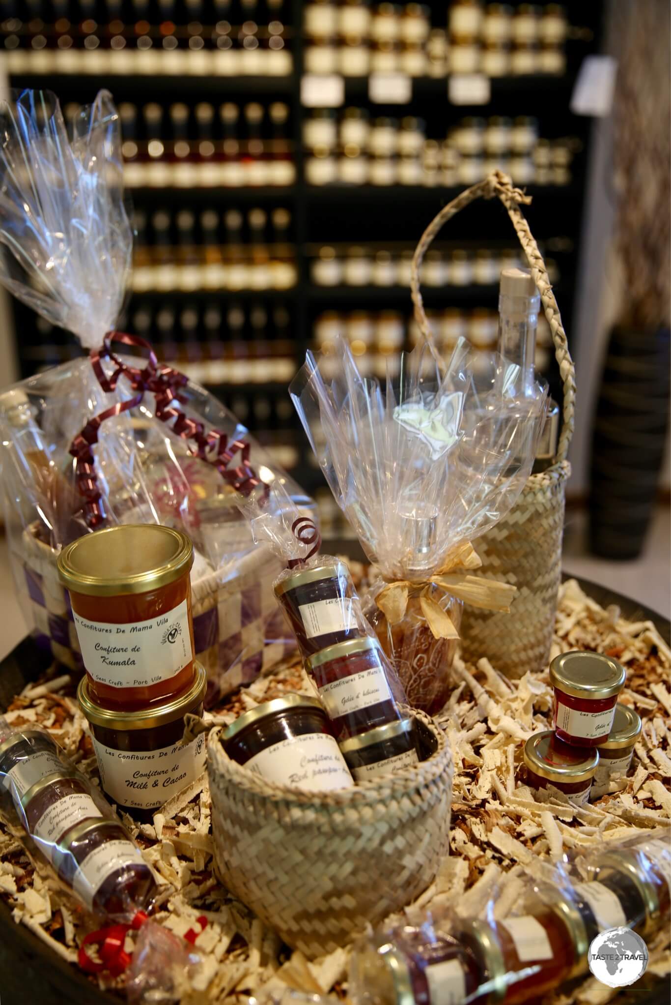 Some of the delicious products produced by Vanuatu Craft using local fruits.