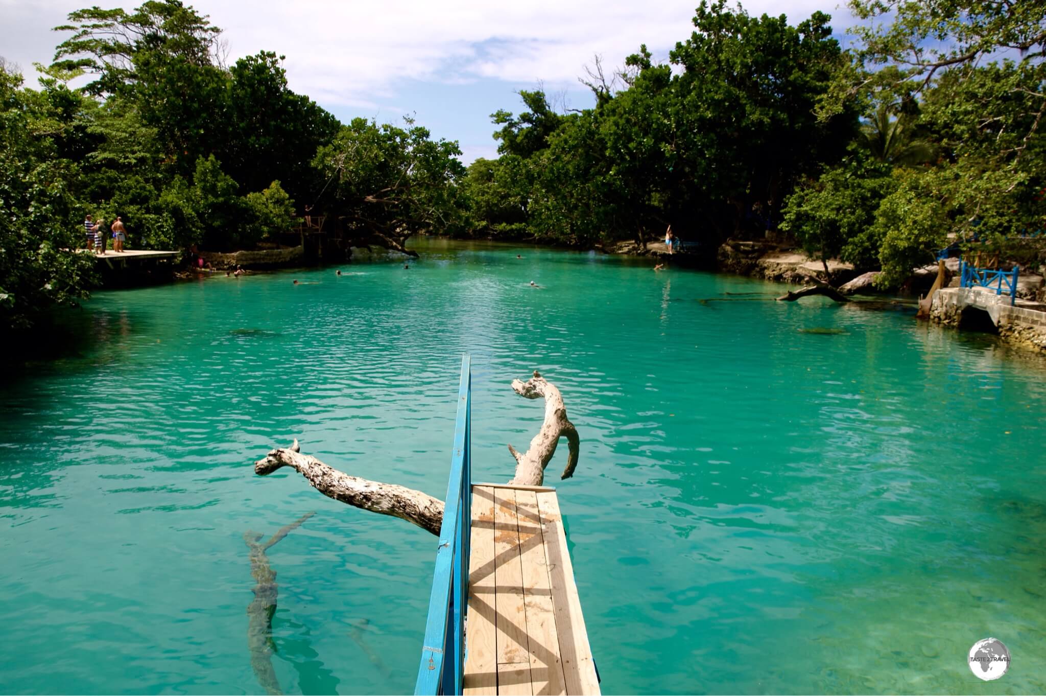 Blue Lagoon is a protected salt-water inlet.