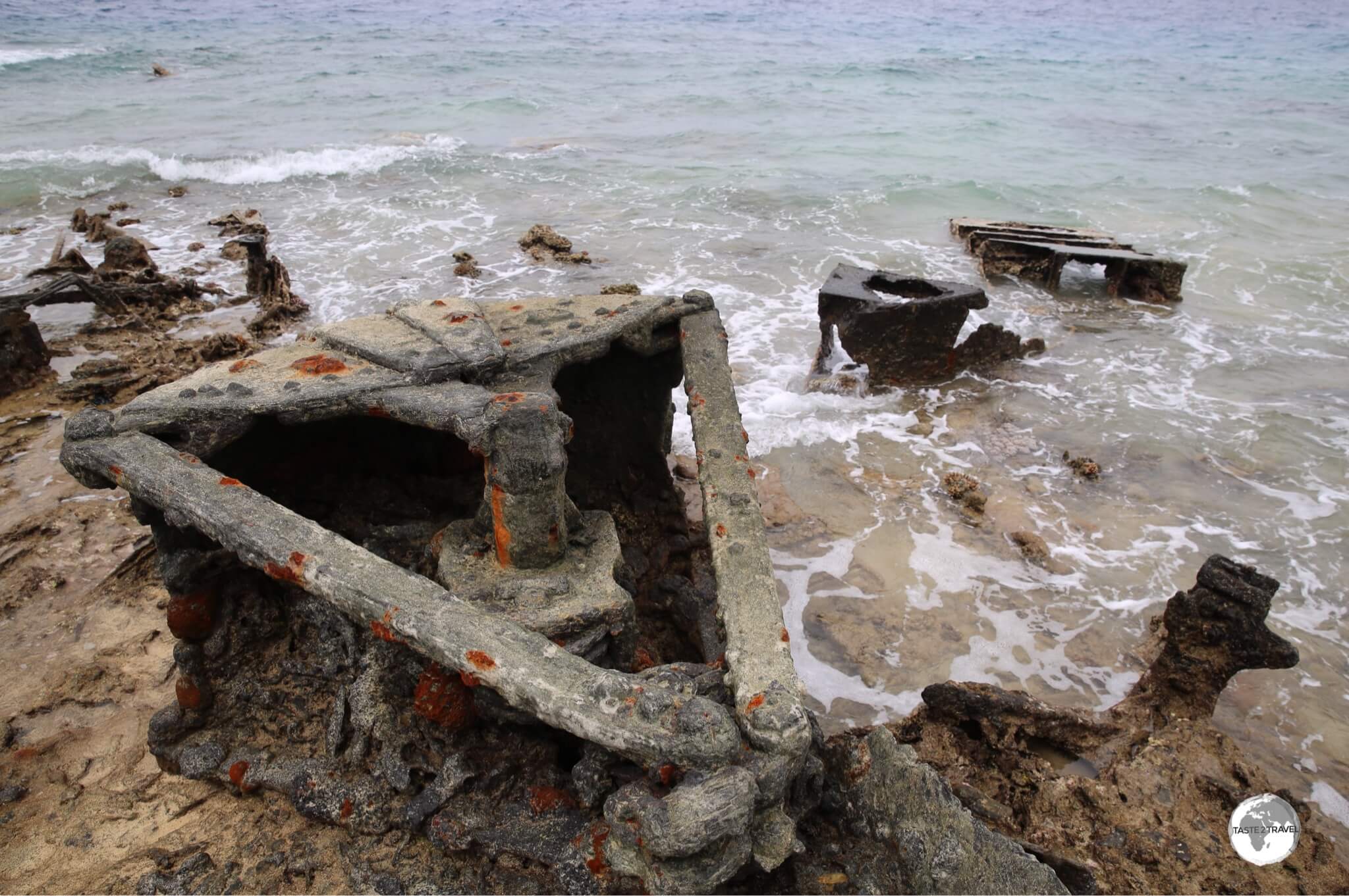 Million Dollar Point is an environmental catastrophe and also a popular dive and snorkel site.