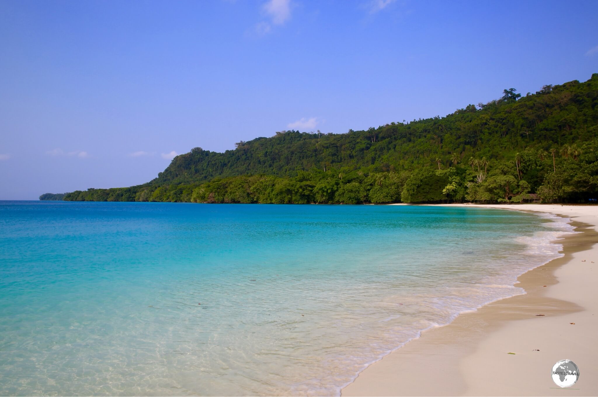 A nice beach to have to yourself, Champagne Beach is the finest beach on Espiritu Santo.