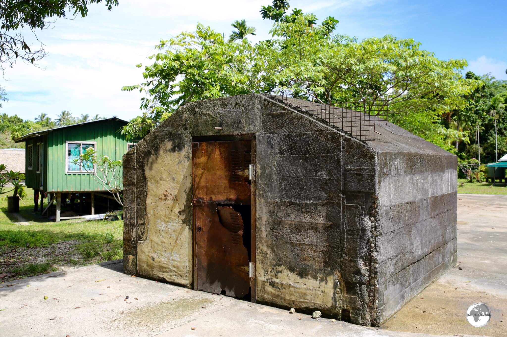 A former US ammunition store in Munda houses one family's collection of WWII relics.