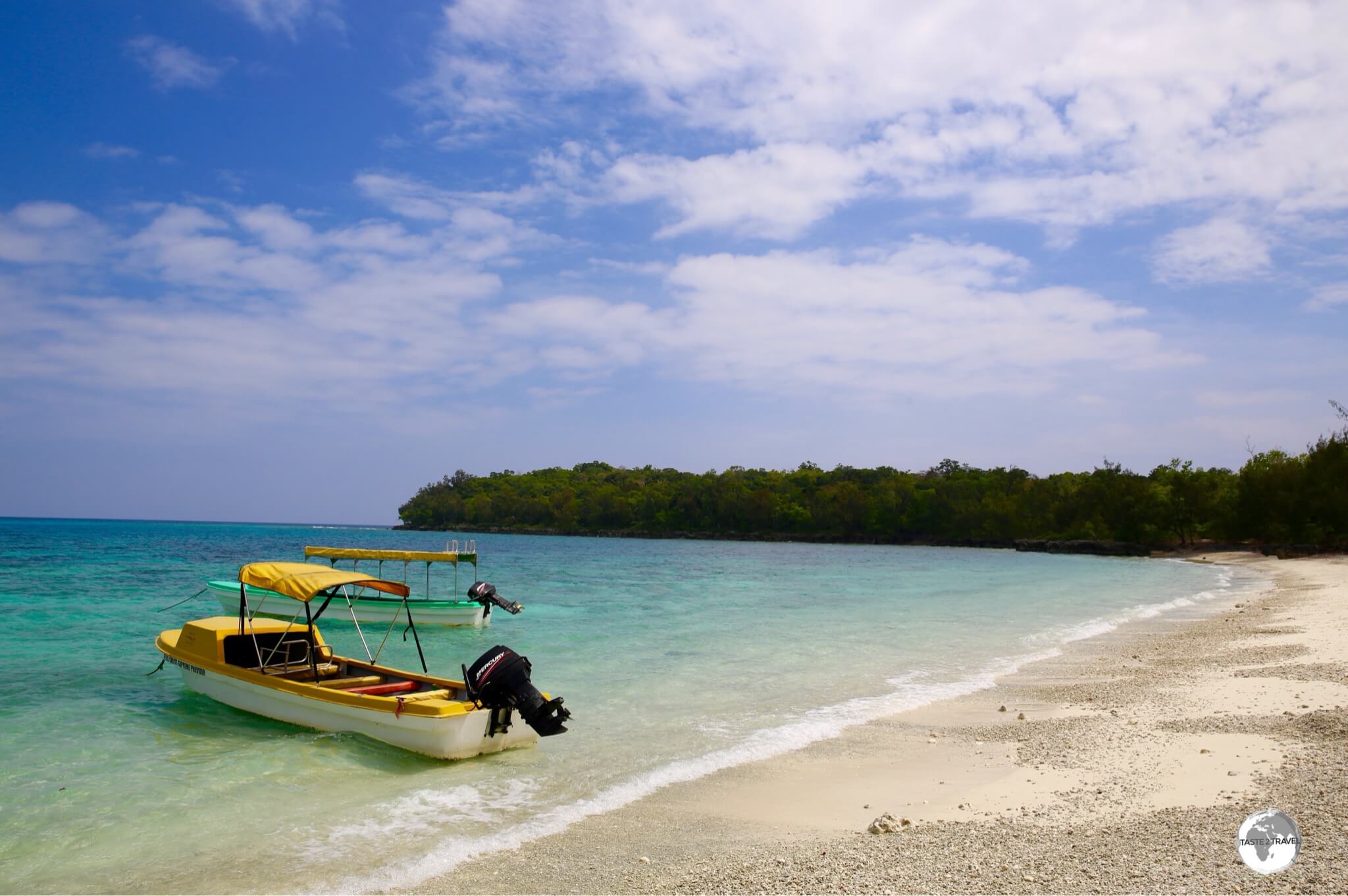 A beach on Lelepa Island.