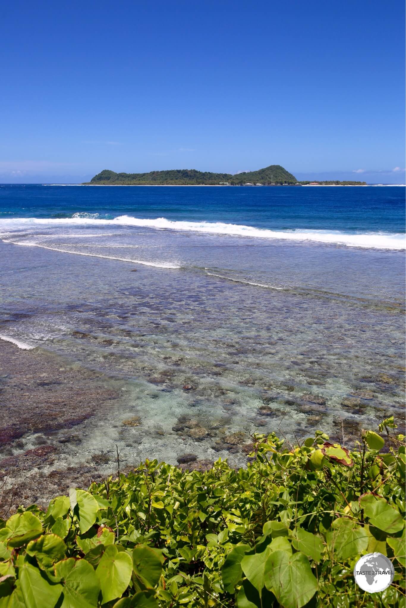 A view of Aunu'u Island from Tutuila. 