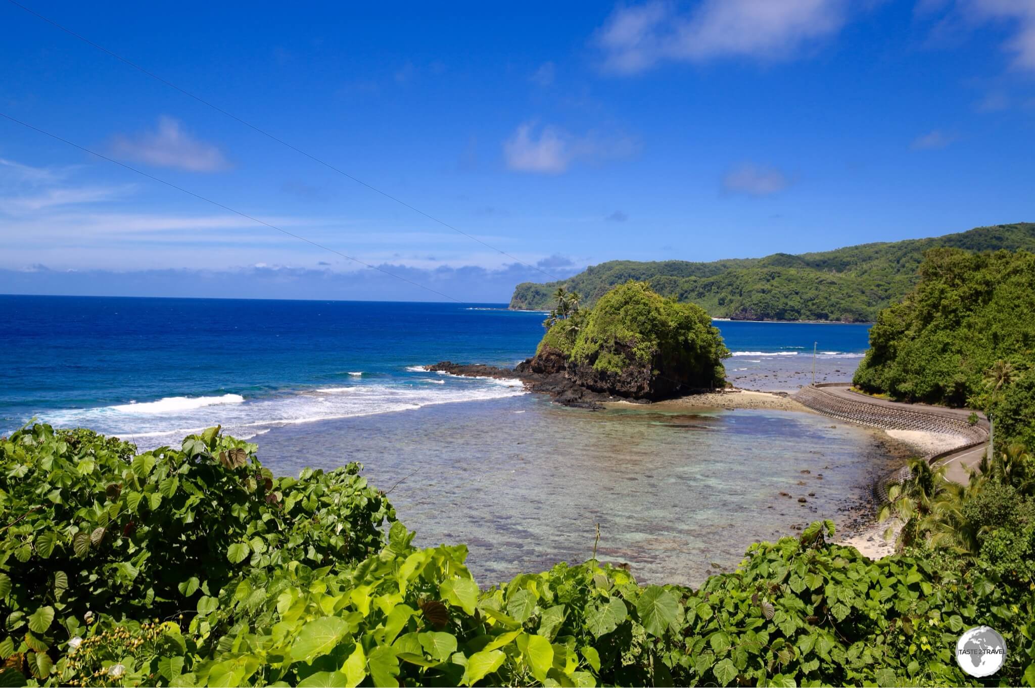 A view of the north coast of Tutuila.