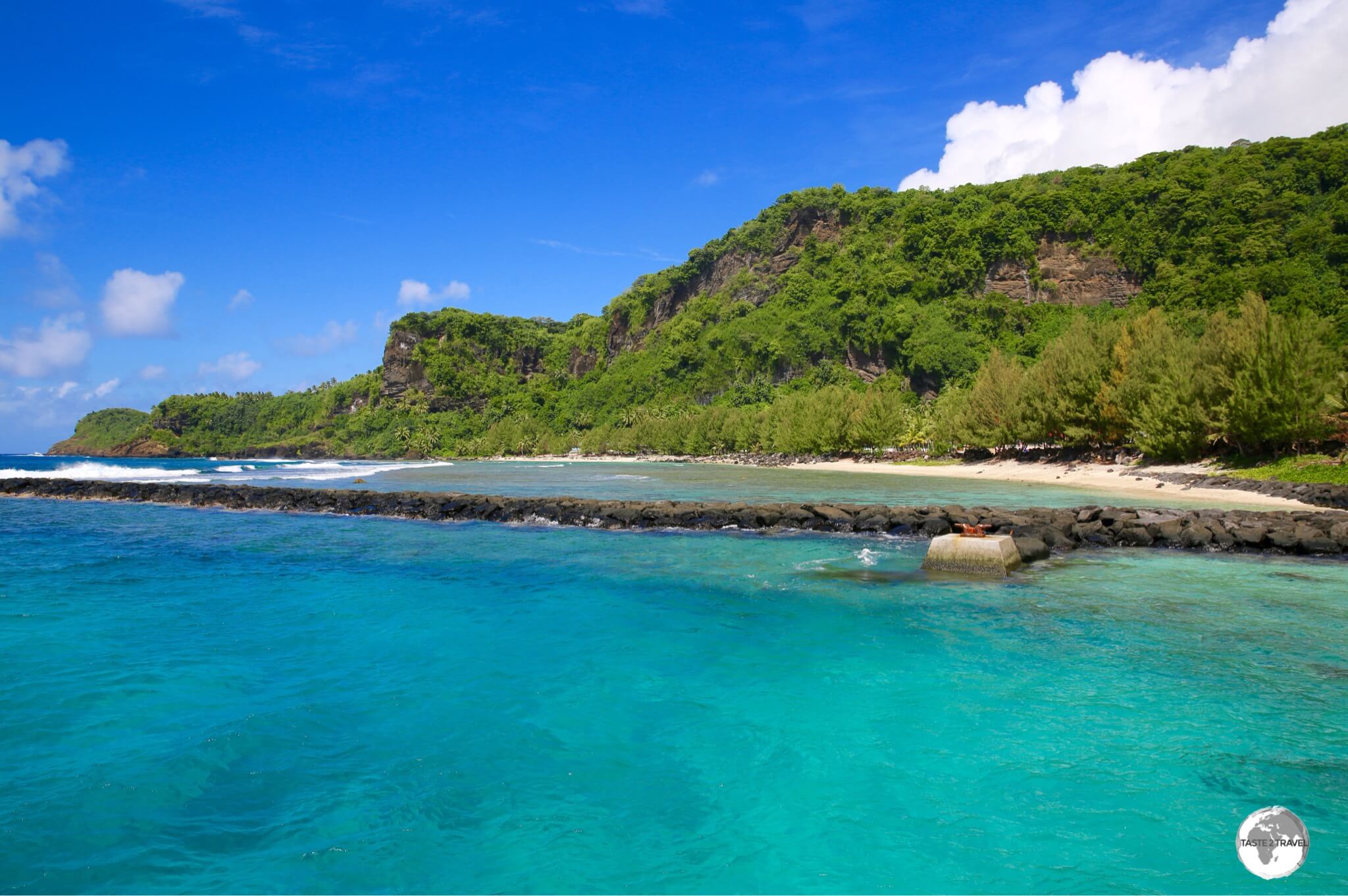 A view of Ta'u island.