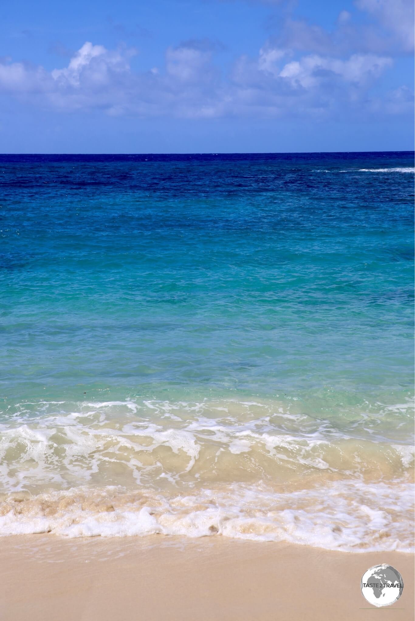 A beach on the island of Ta'u.