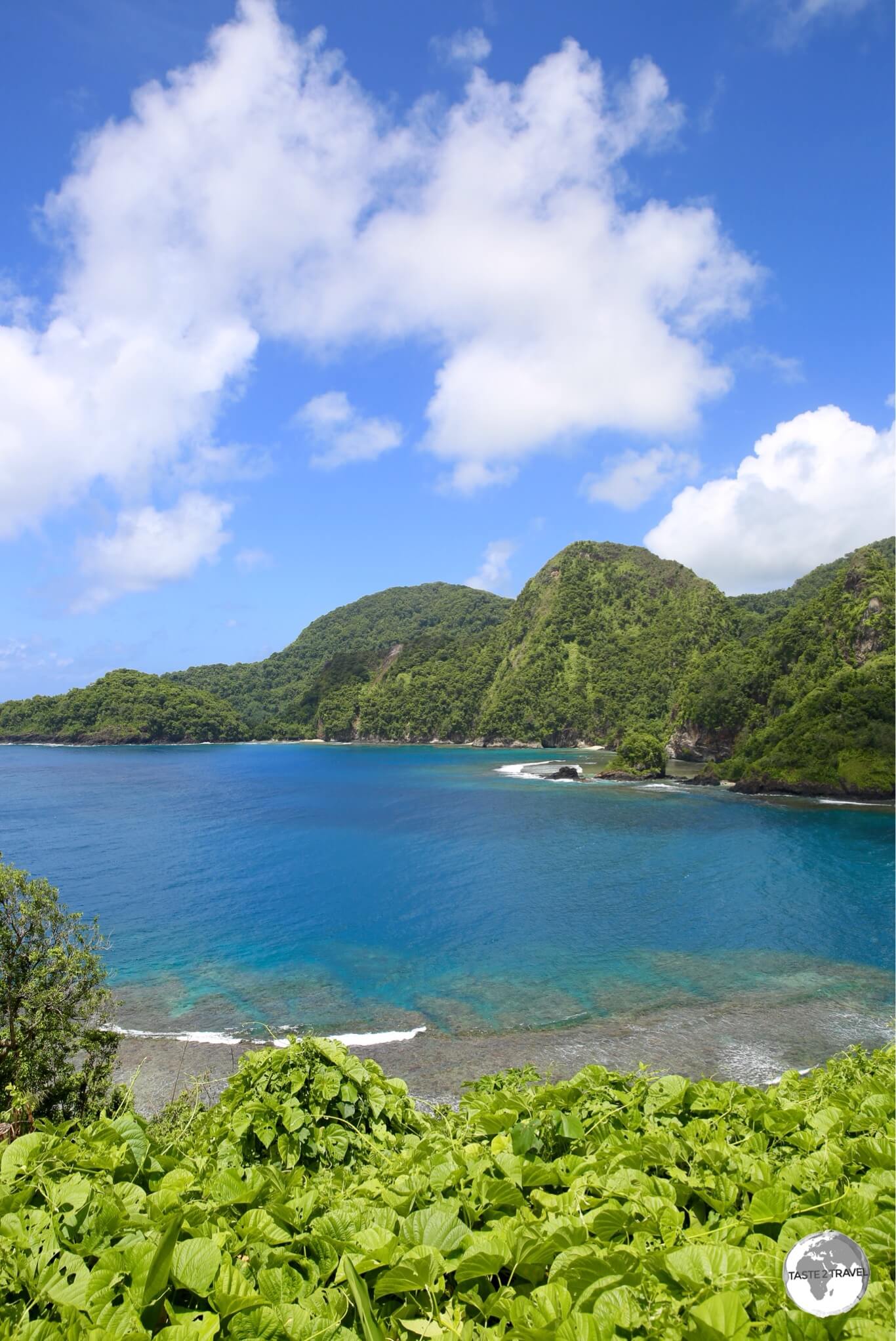 The stunning Afono Bay, part of the National Park. 