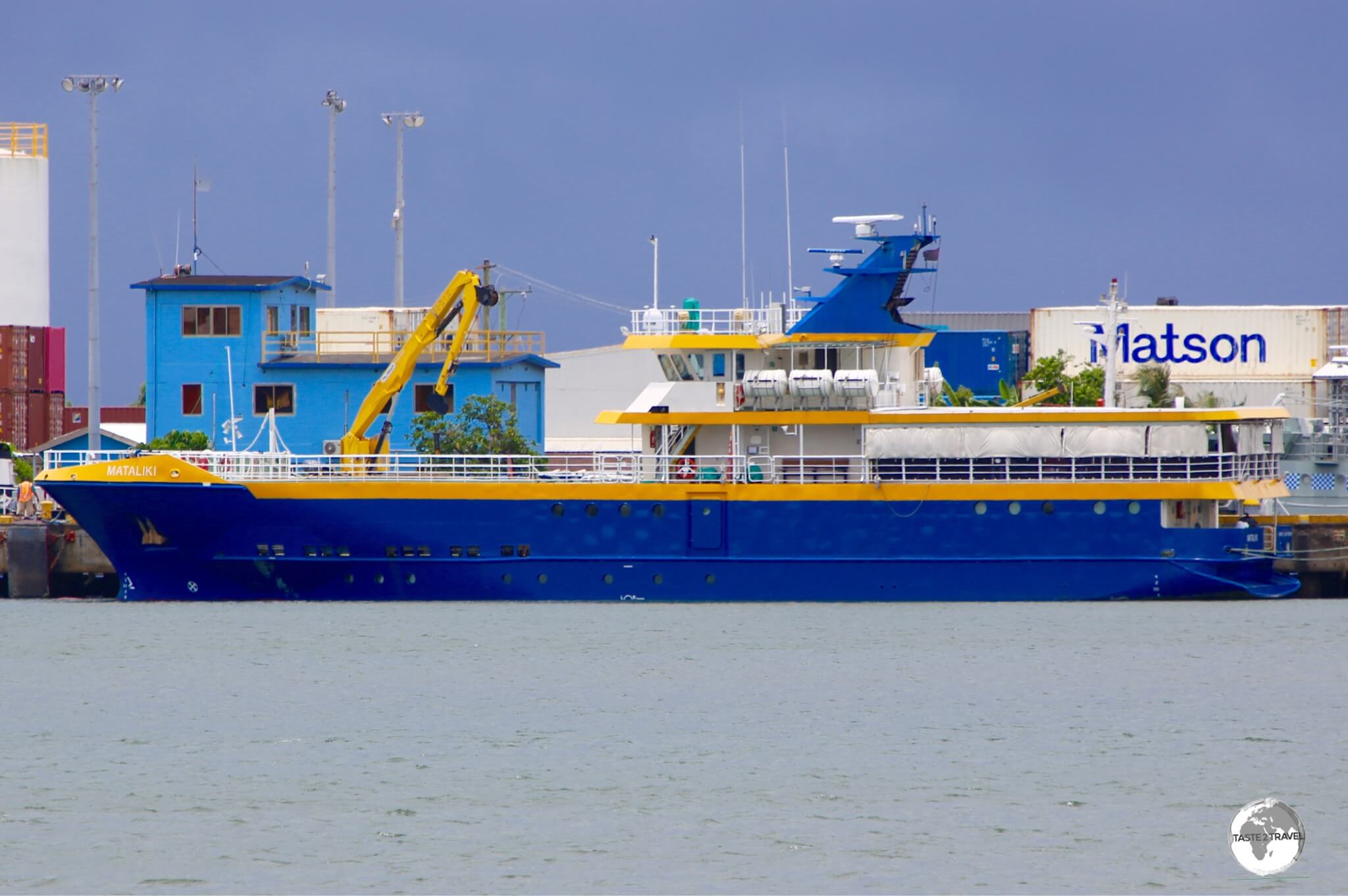 The "MV Mataliki", seen here docked in Apia harbour, was donated to Tokelau by the NZ Government in 2016.