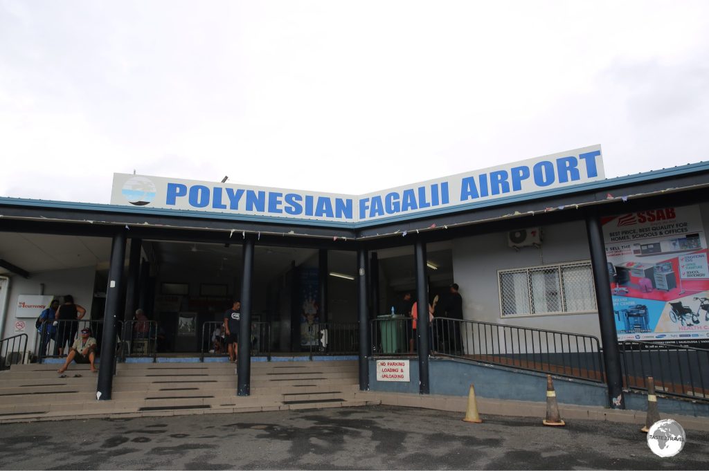 The terminal building at Fagali’i Airport.