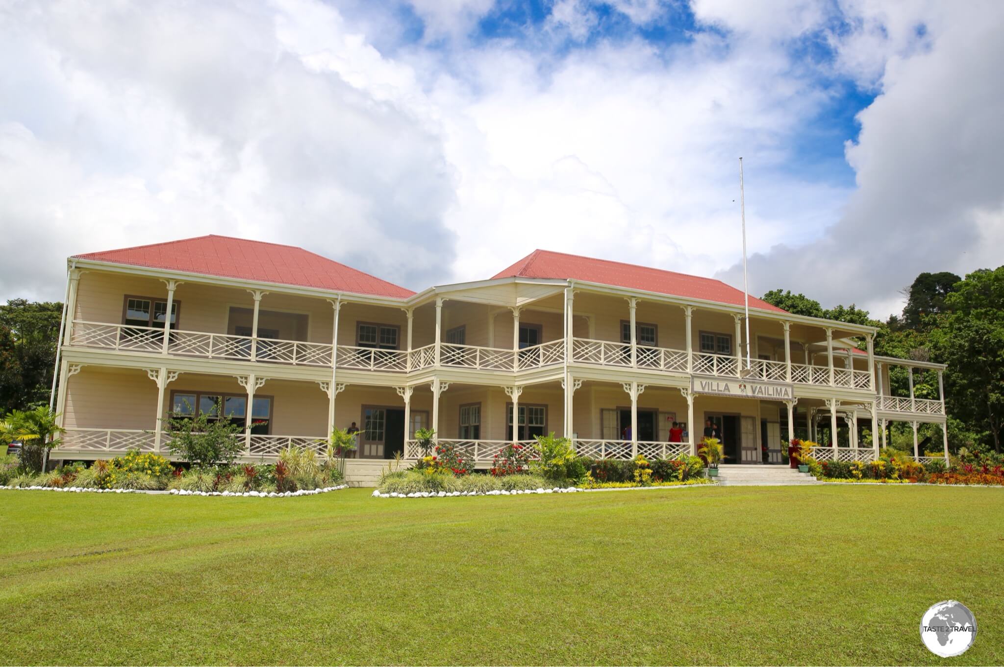 Villa Vailima was built by Robert Louis Stevenson and served as his residence until his untimely death.