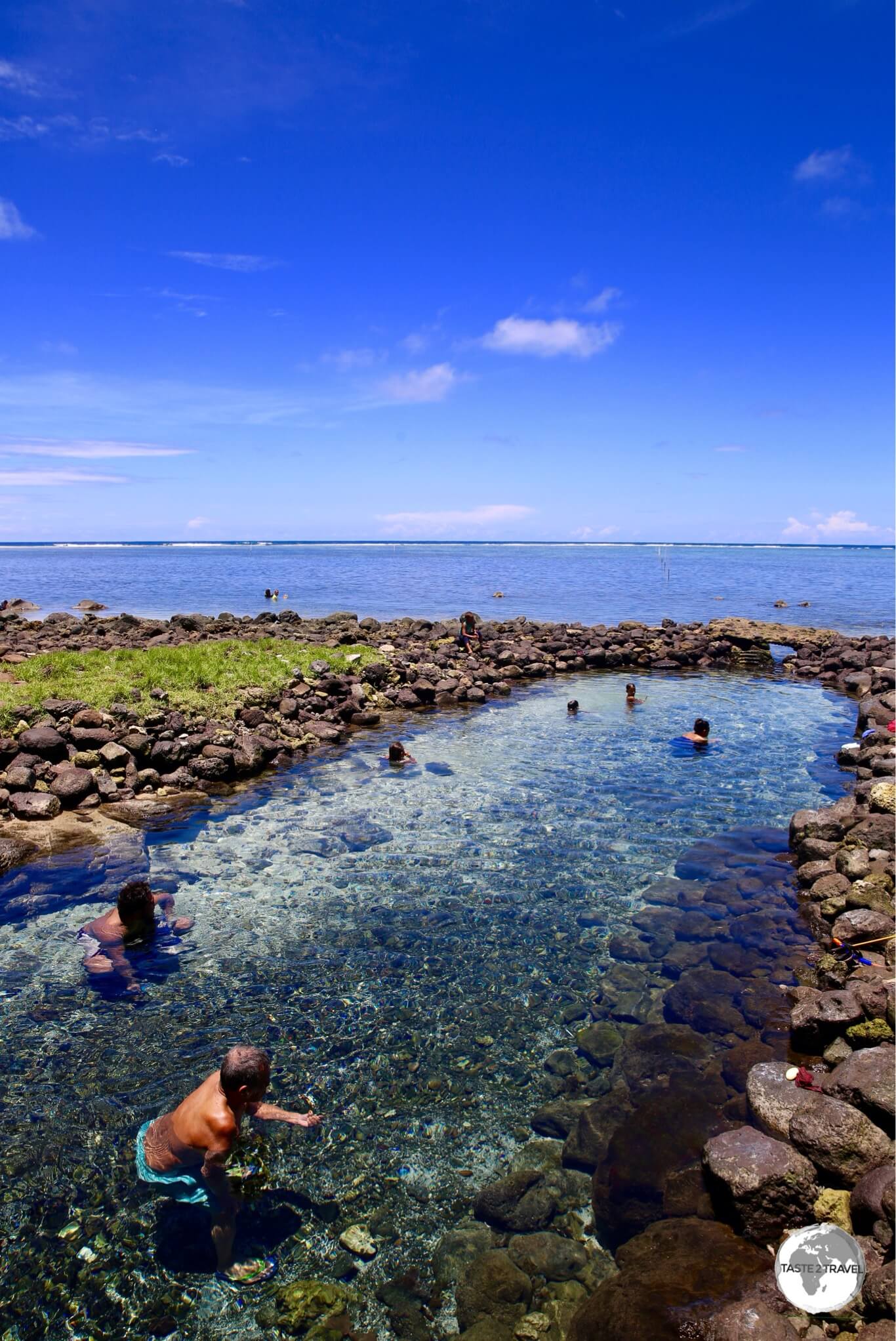 Located in Amaile village, Vaiole Tama Spring is fed by a source hidden inside a coastal cave.