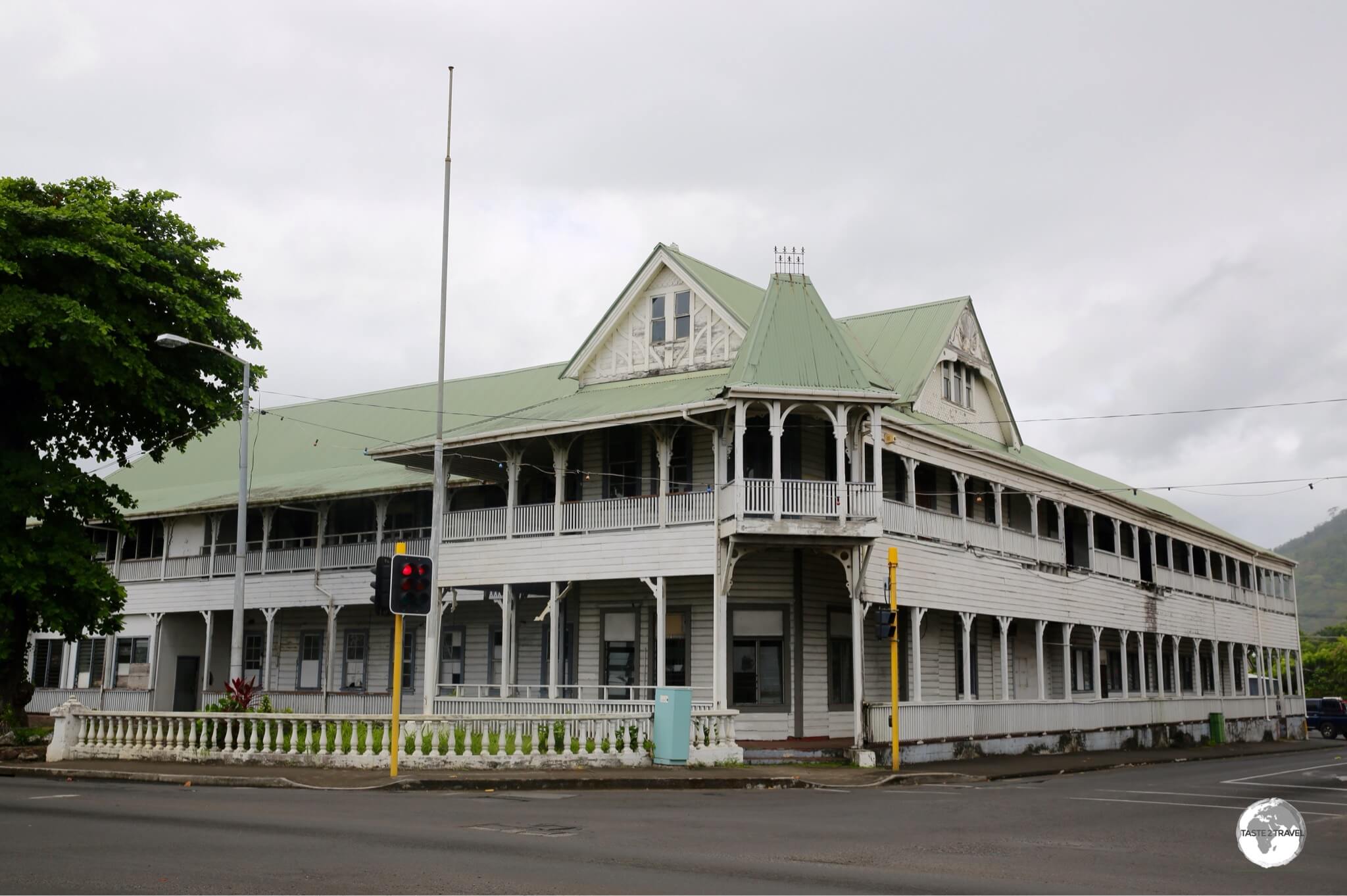 One of the last vestiges of the German Colonial era - the Old German Courthouse in Apia.