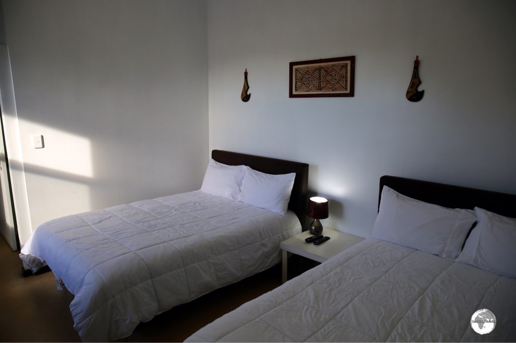 A deluxe room at Talofa Inn.