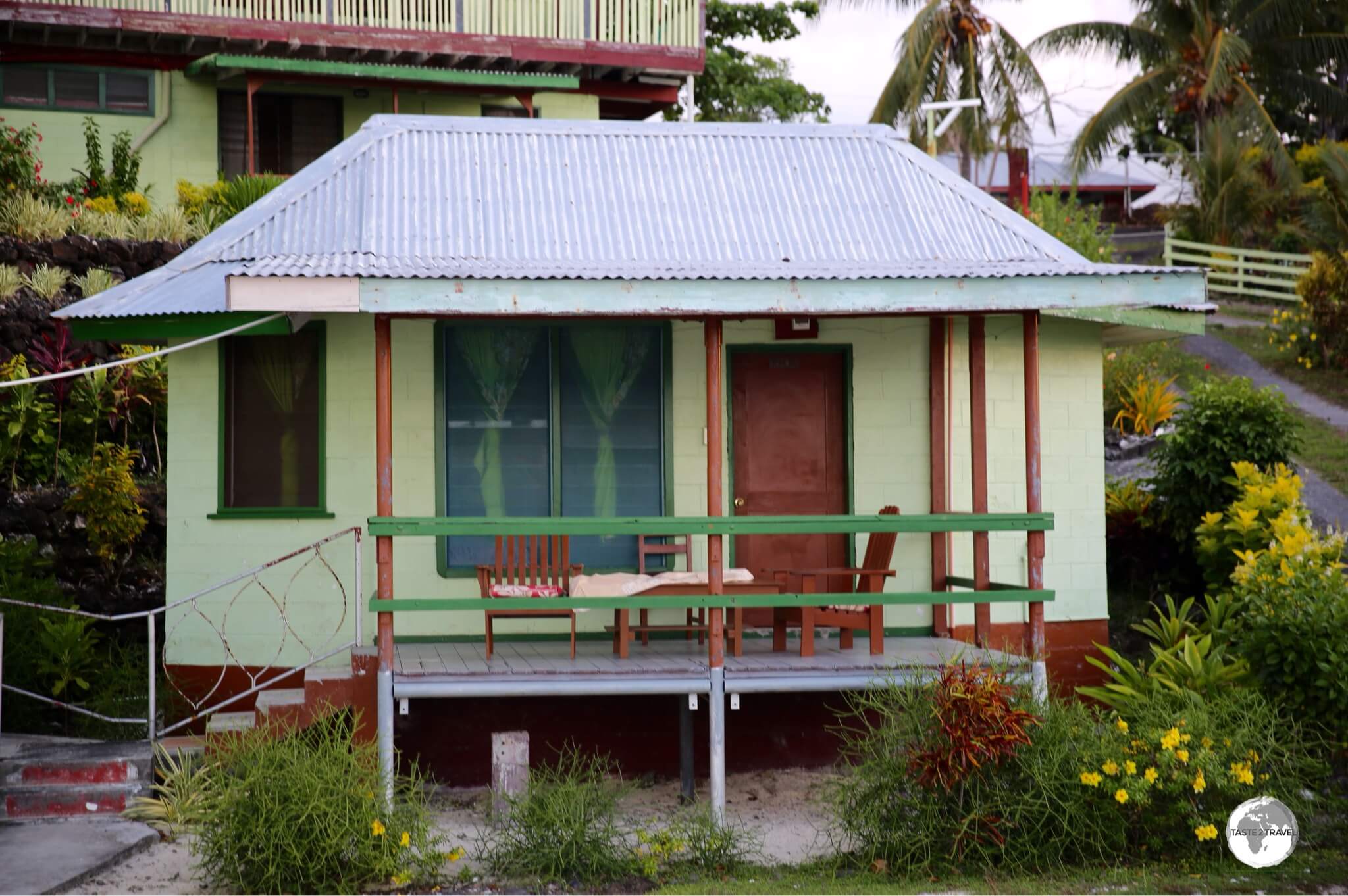 My old and tired cottage at the Vaisala Beach Hotel.