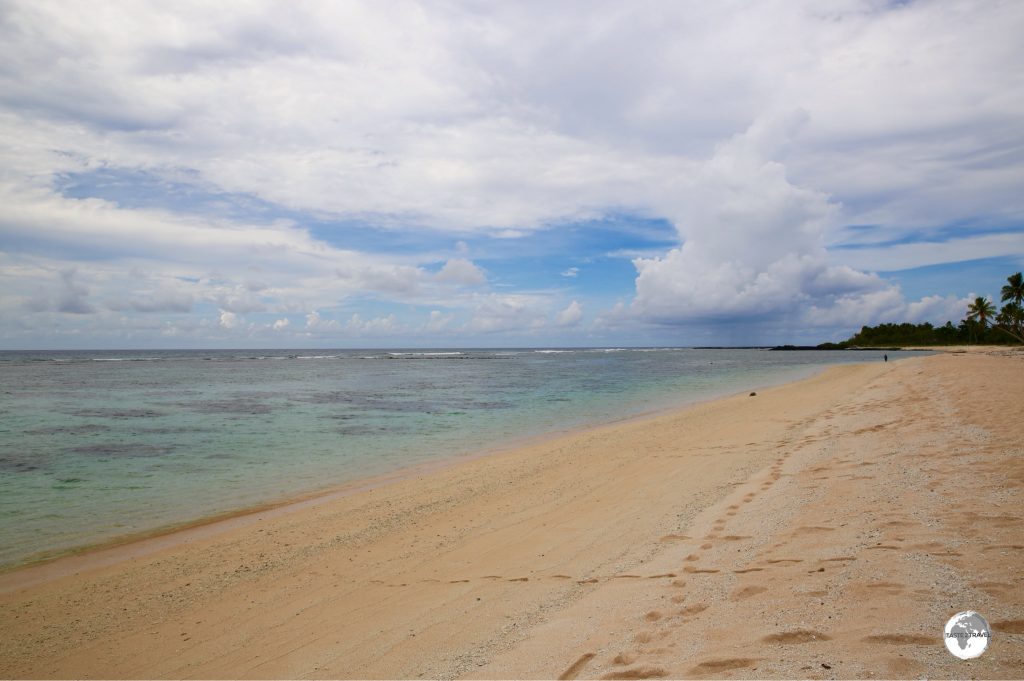 Falealupo Beach - possibly the most beautiful beach on Savai'i.