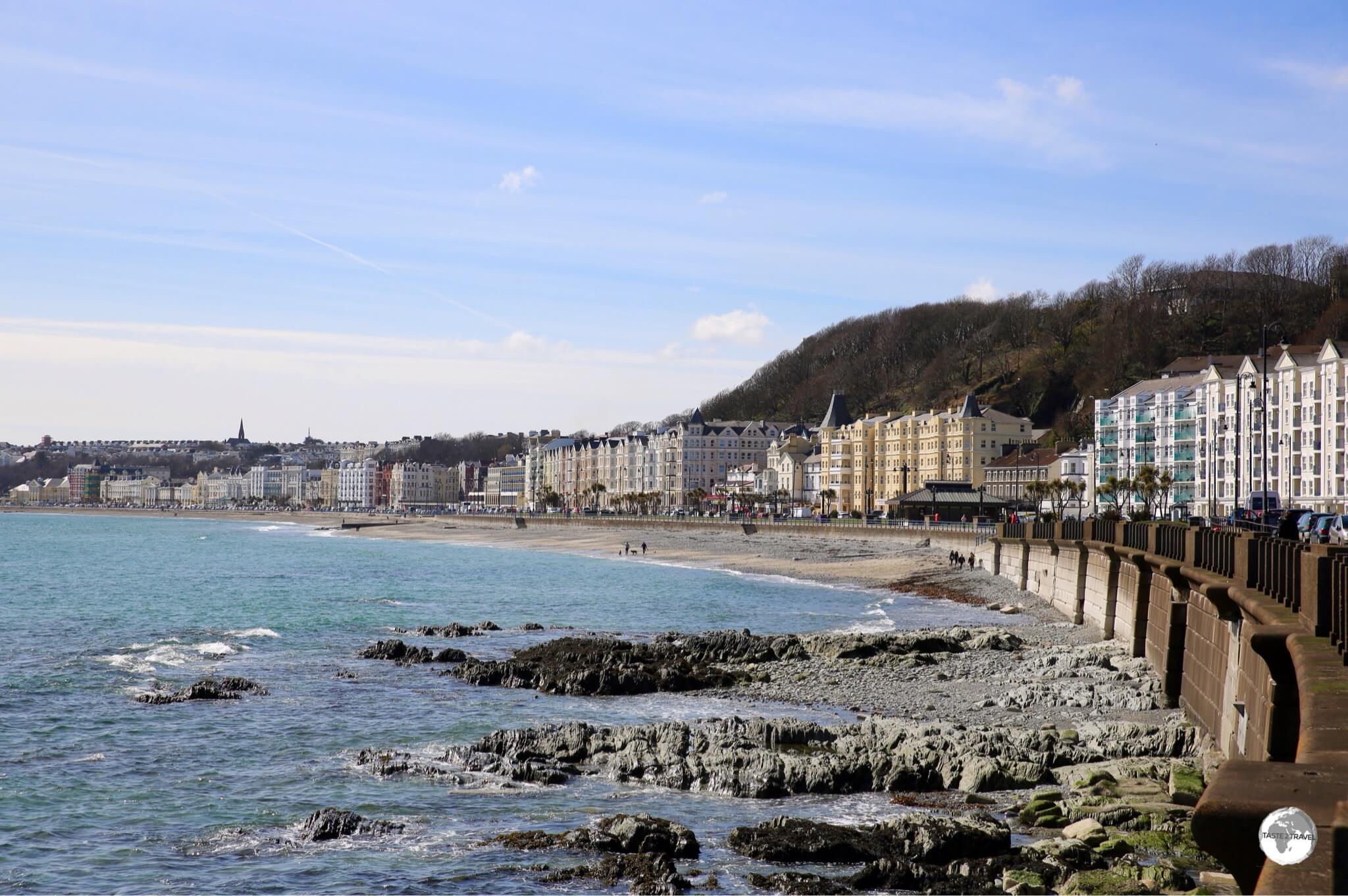 The waterfront in Douglas, capital of the Isle of Man.