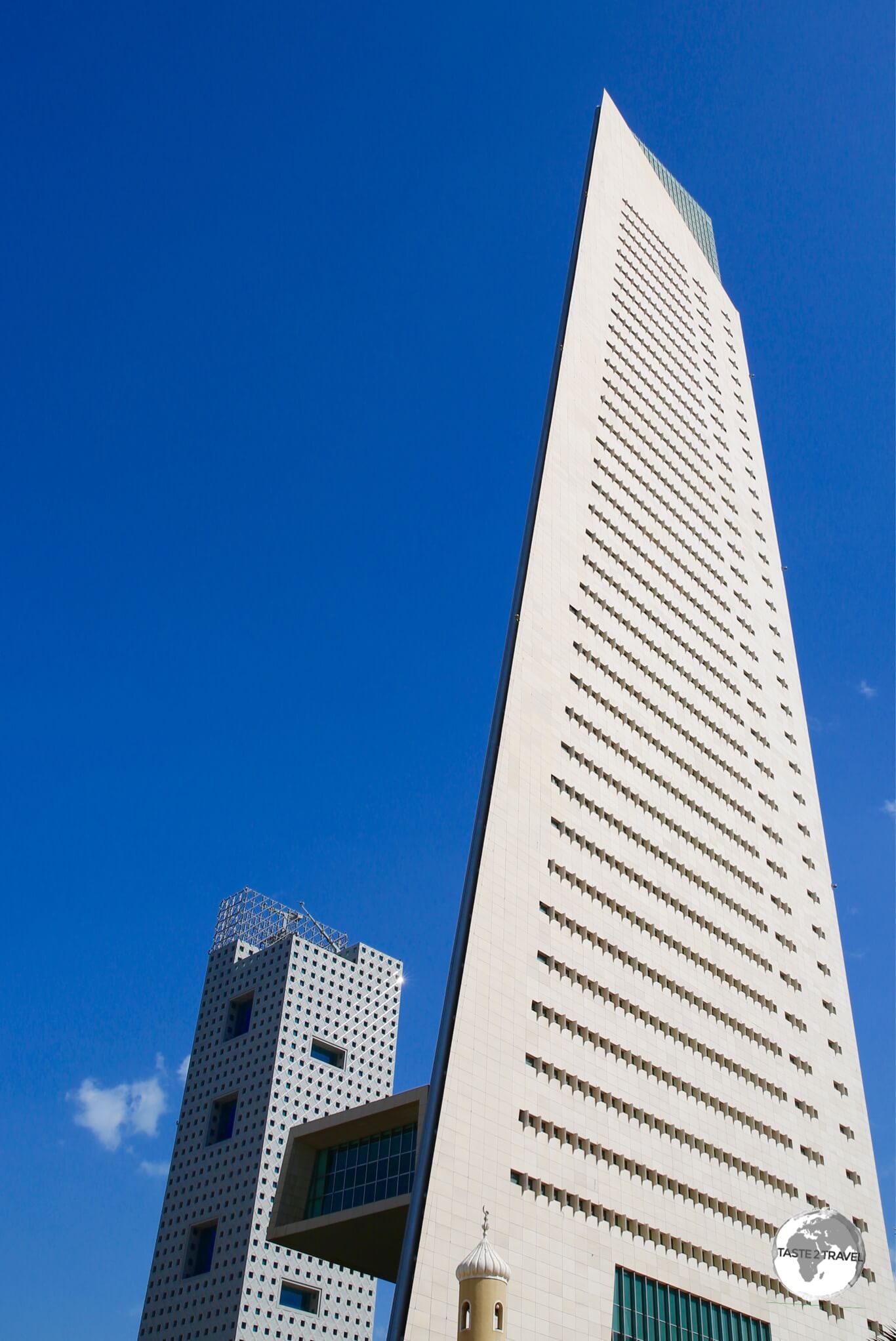 The new headquarters for the Central Bank of Kuwait opened in 2016. 