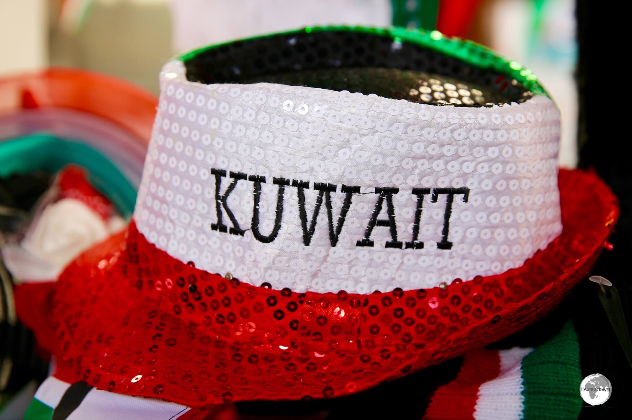 Kuwaitis are very patriotic, with their flag featured on all sorts of merchandise. 