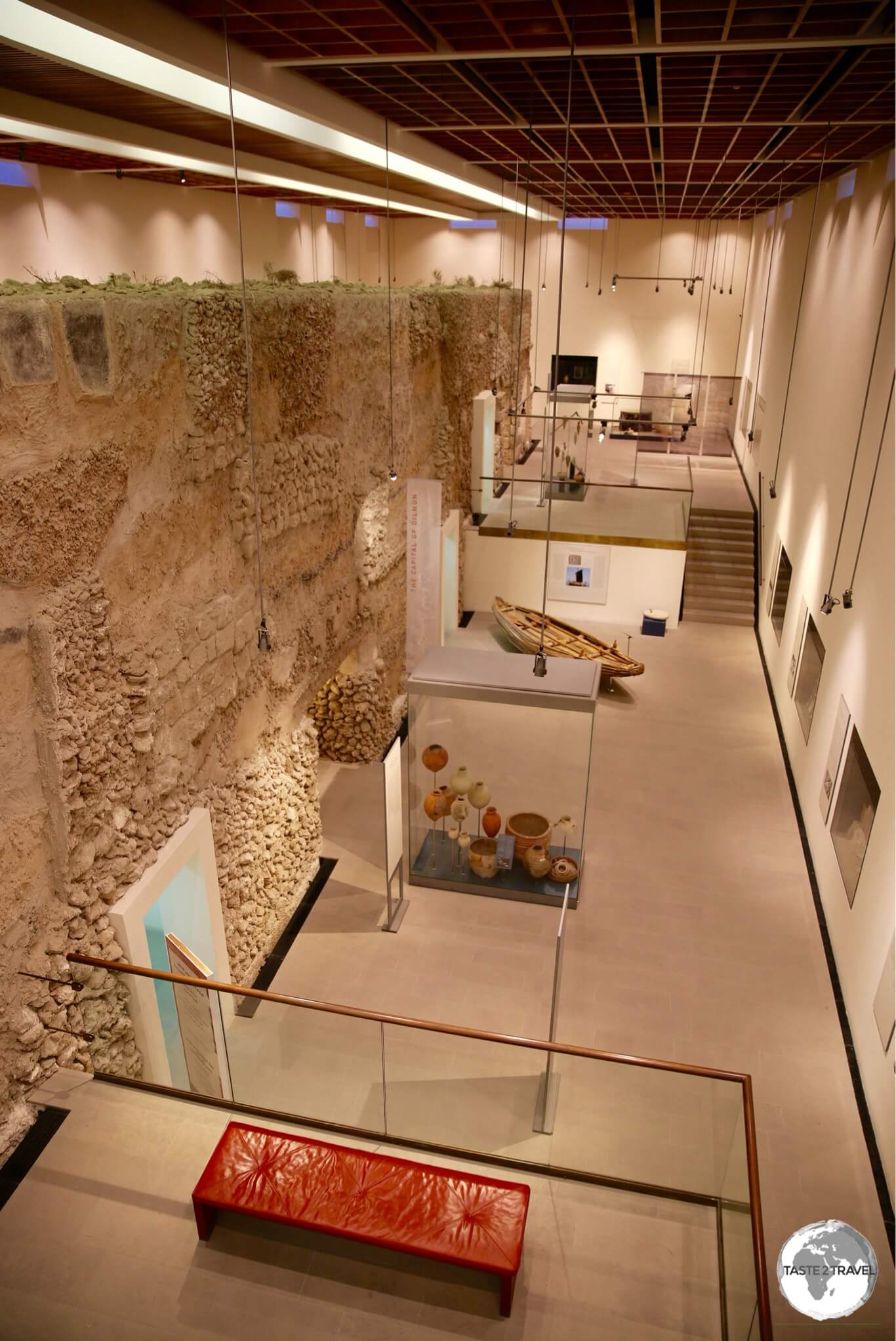 Displays at the Bahrain Fort Museum are arranged in chronological order, covering 5 different periods of history.