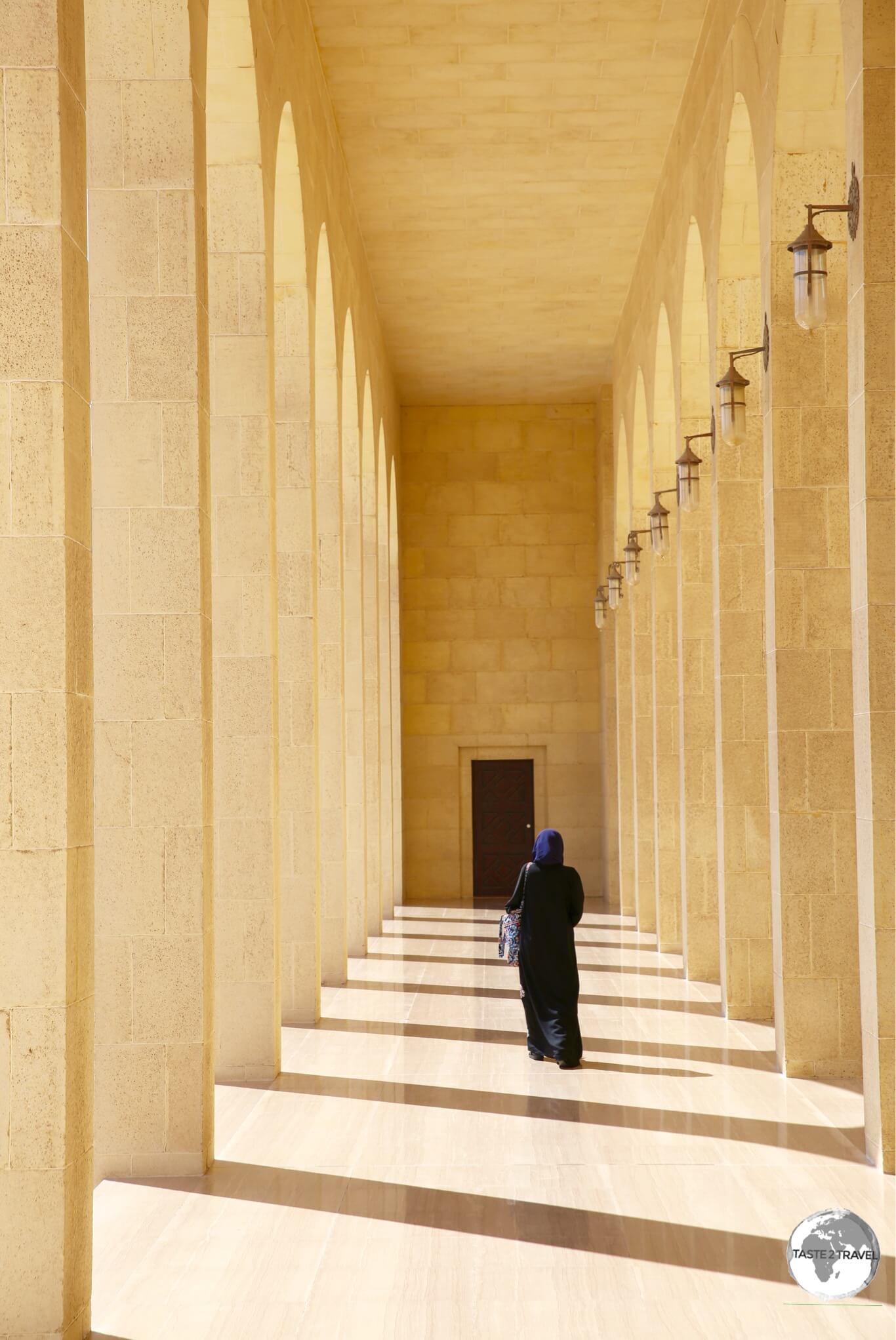 Exterior of the Al Fatih Mosque, Bahrain.