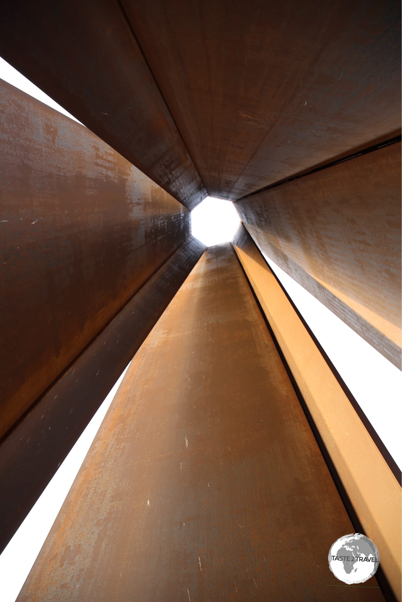 The soaring '7' sculpture by American artist Richard Serra is a highlight of MIA park. 