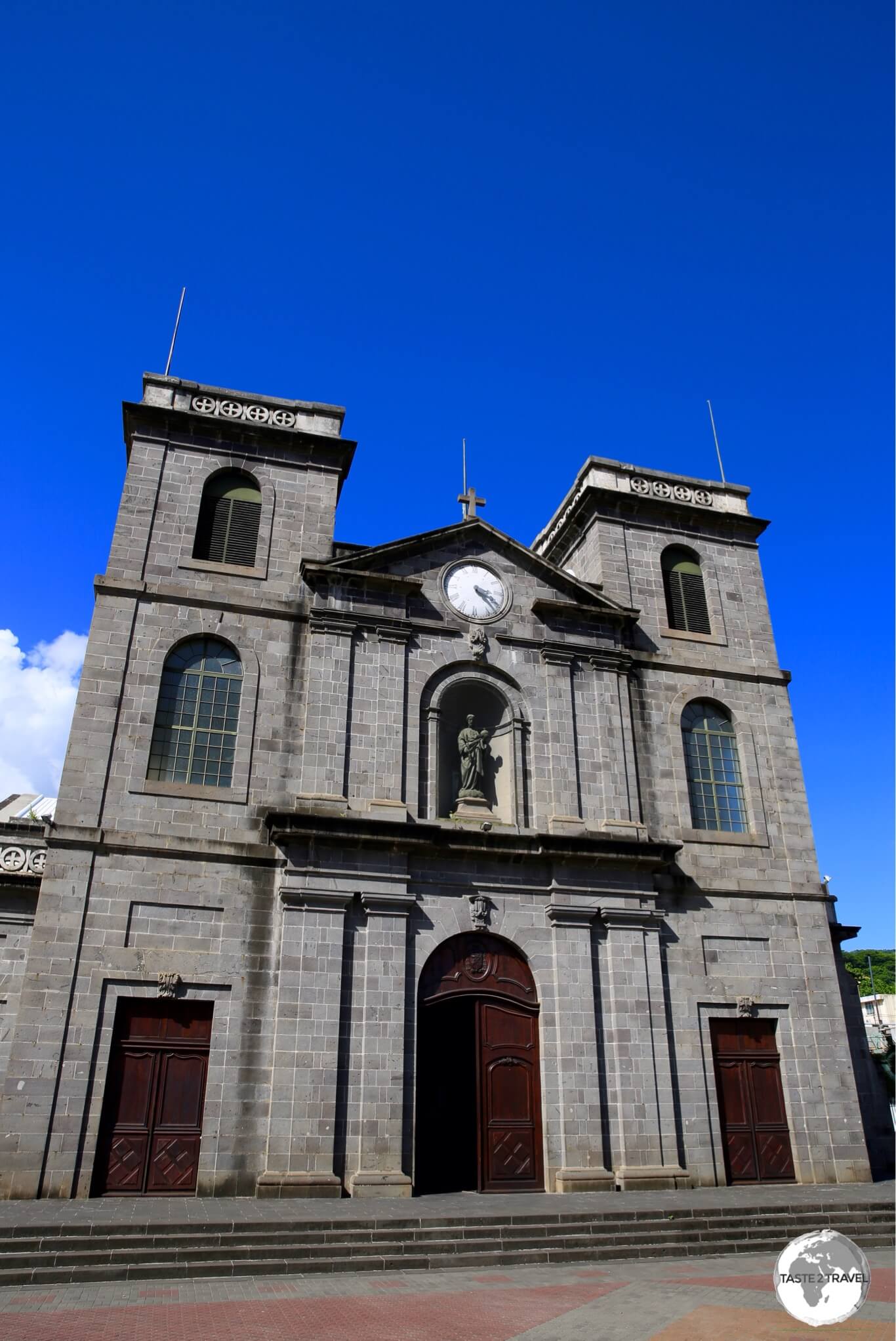 The current version of Saint Louis Cathedral was built in 1932.