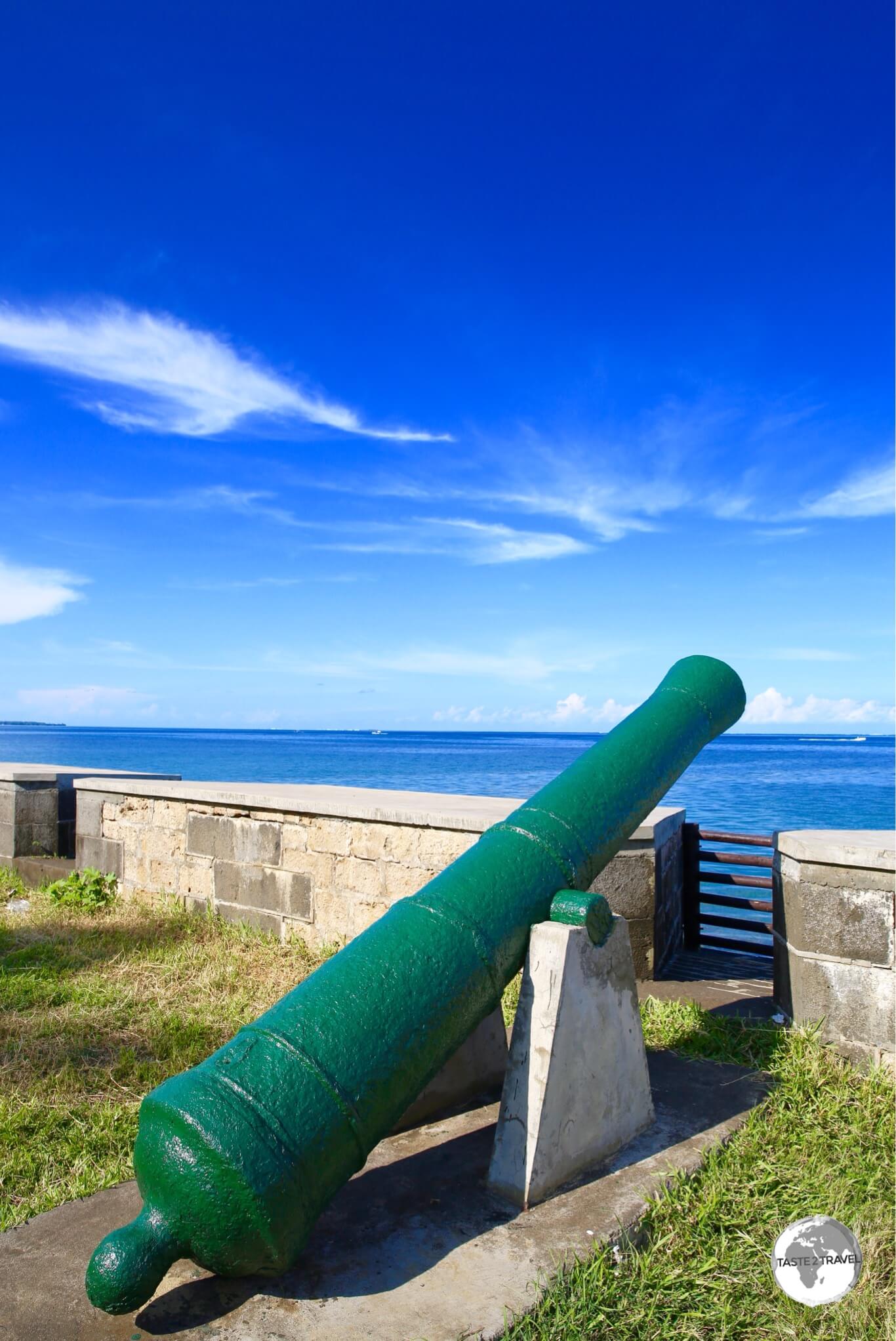 A French canon at Devil's Point. 