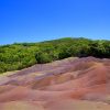 One of the highlights of Mauritius - 'Seven Coloured Earth' in Charmarel.