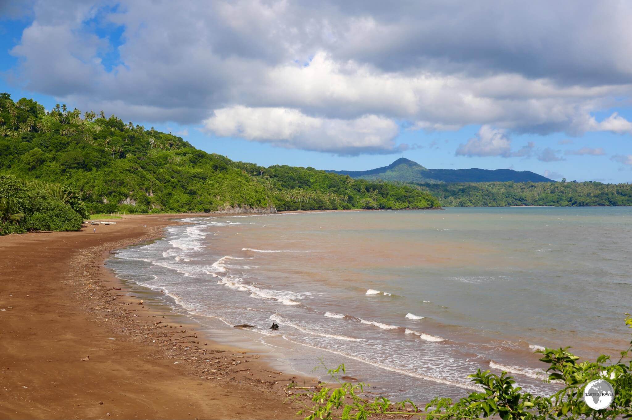 A panoramic view of Sakouli beach.