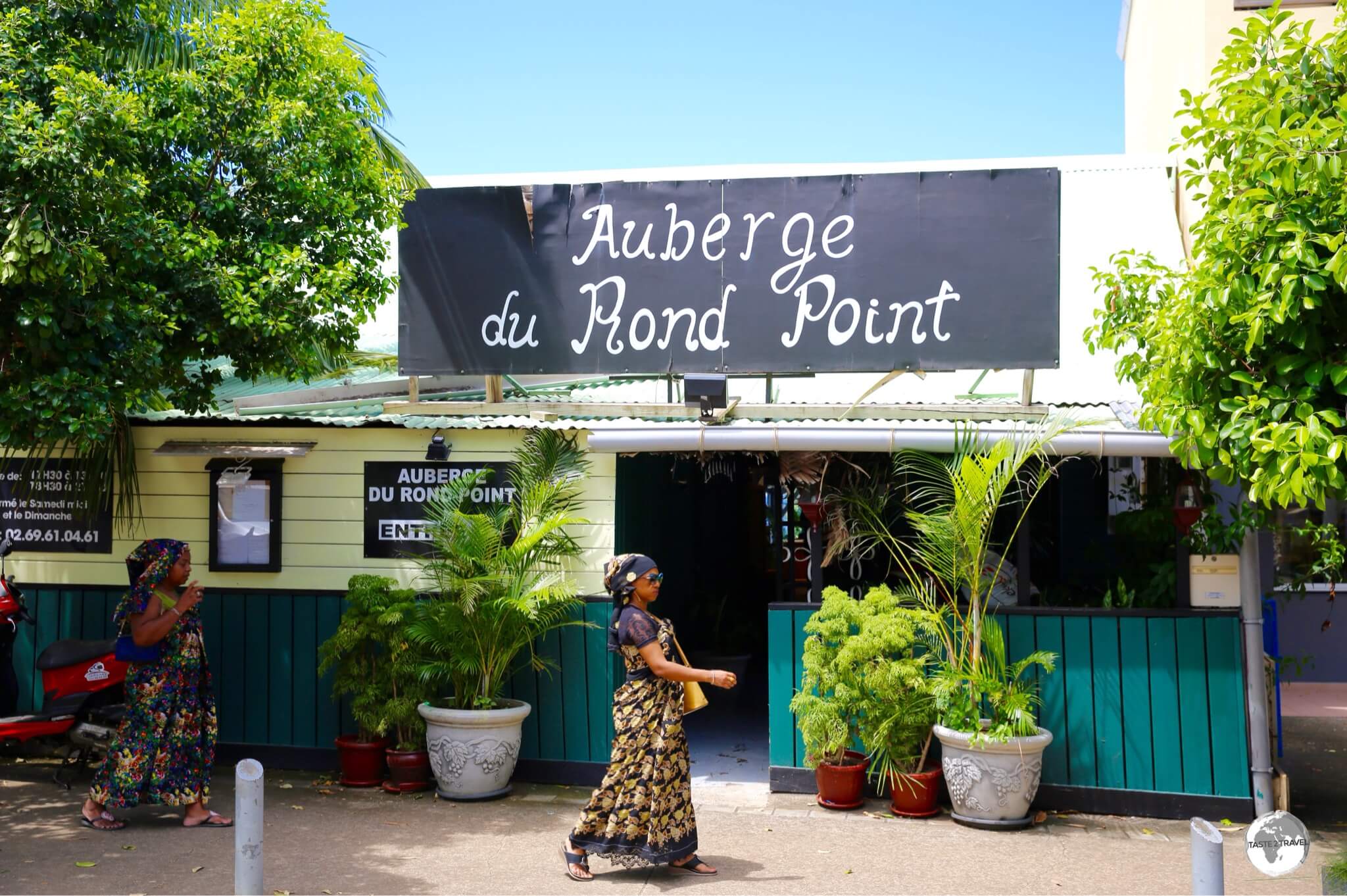 My favourite restaurant in Mamoudzou, the charming Auberge du Rond-Point offers wonderful meals. 