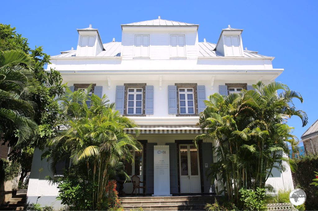 One of many magnificent mansions which line the Rue de Paris in Saint Denis.