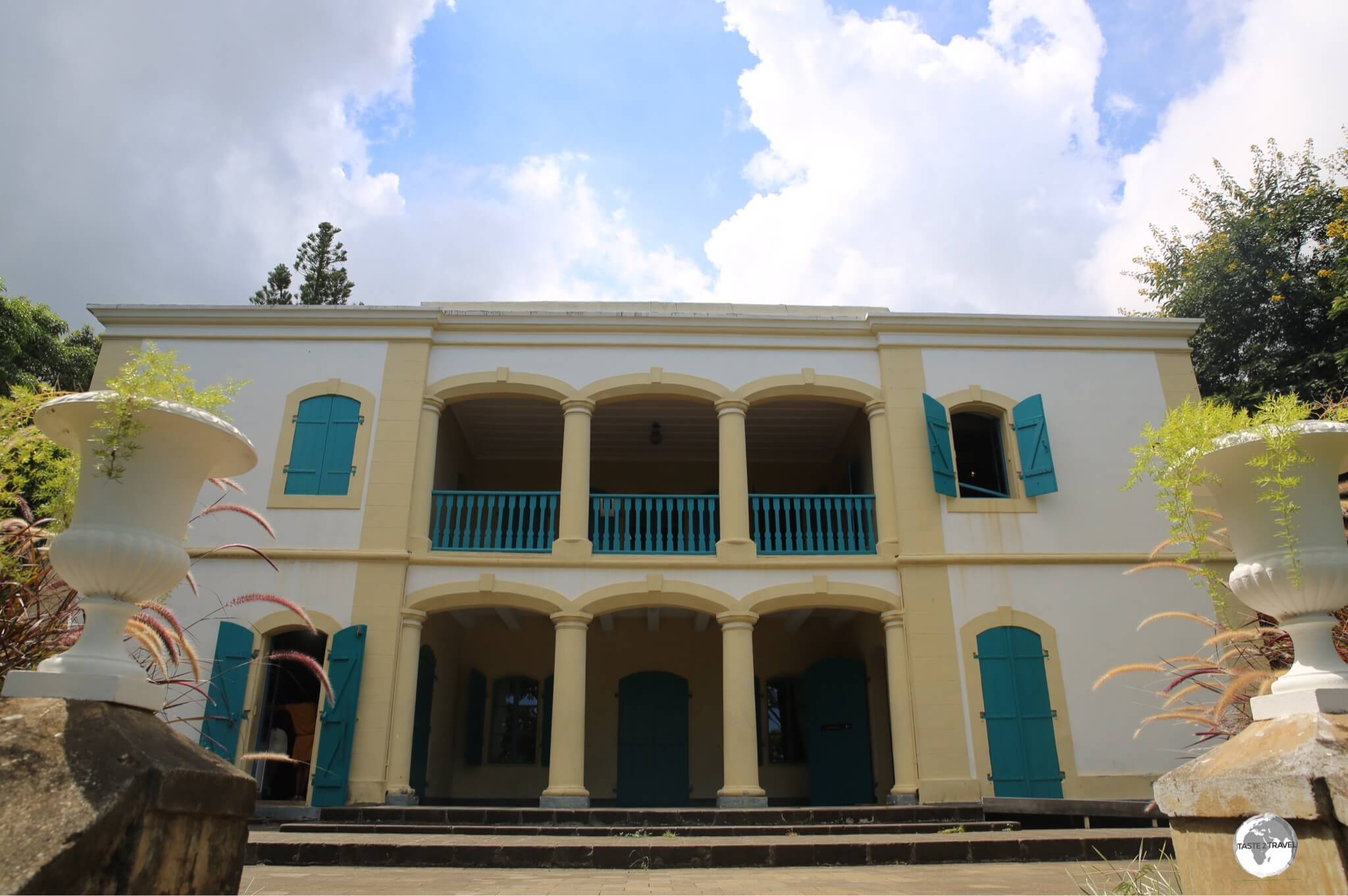 The beautifully restored, <i>Musée de Villèle</i>, is a former estate home, built by a wealthy sugar baron.